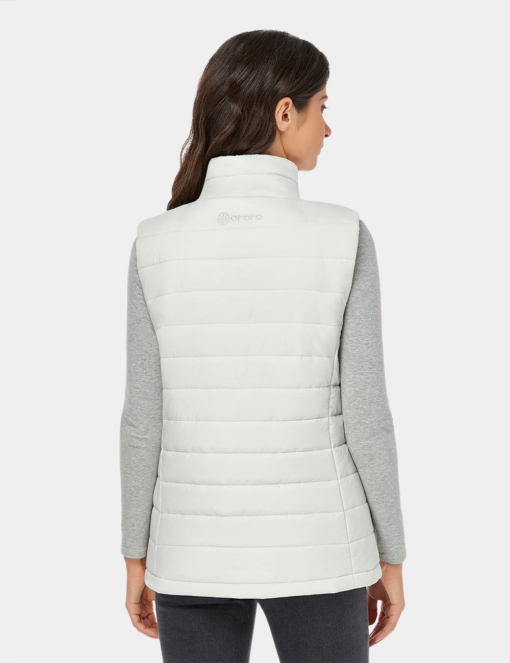 (Open-box) Women's Classic Heated Vest - Off White (Battery Set Not Included) sold by Ororo product image thumbnail 4