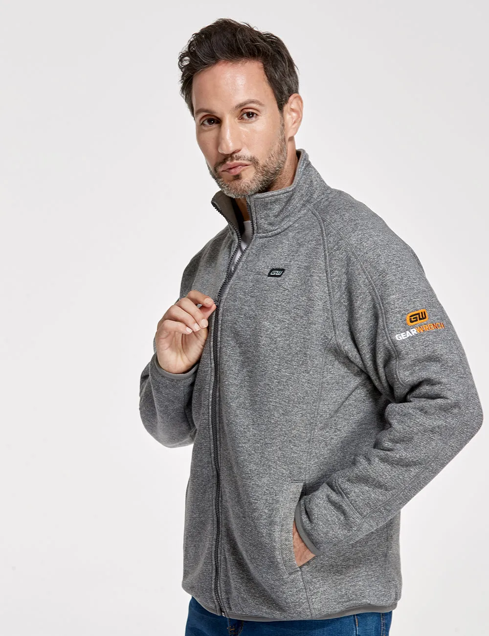 Final Sale - ororo x GearWrench® Men's Heated Fleece Jacket (Battery Set Not Included) sold by Ororo product image thumbnail 3