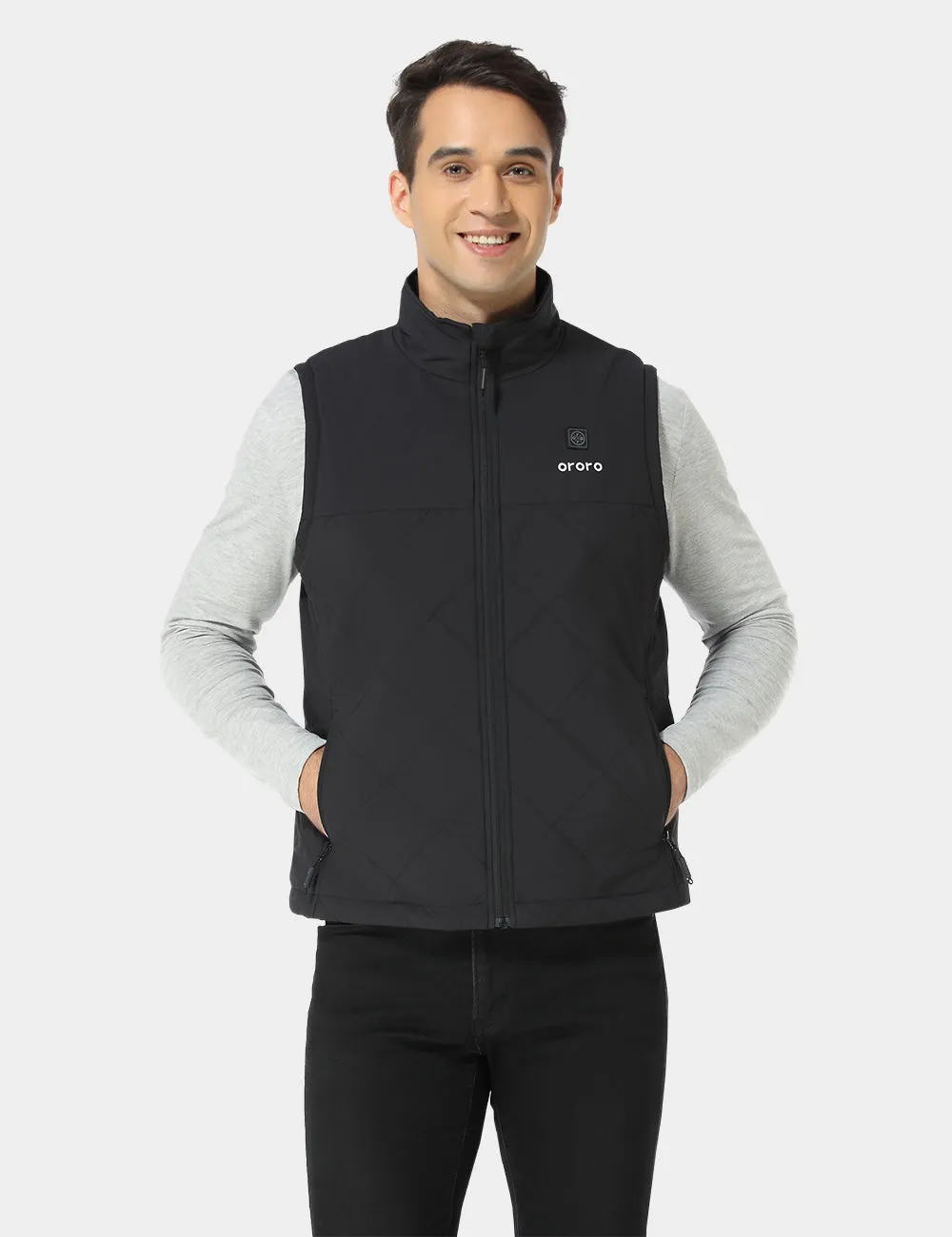 Men's Heated Quilted Vest sold by Ororo