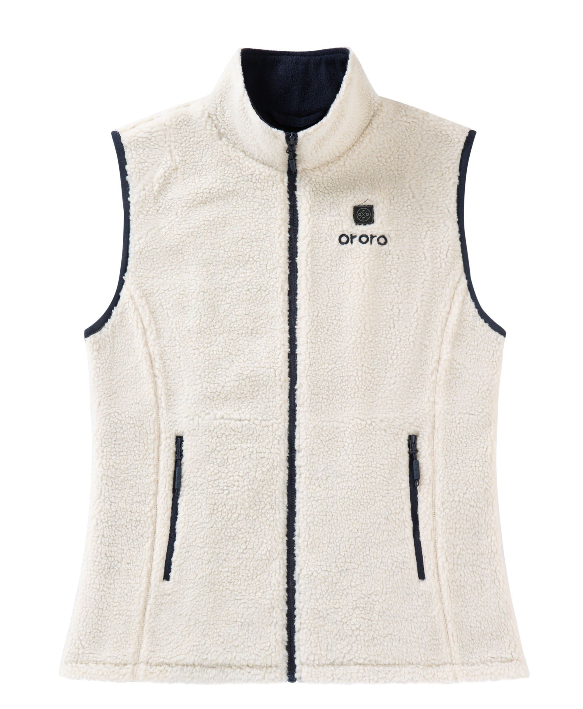 Women's Heated Recycled Fleece Vest sold by Ororo product image thumbnail 5