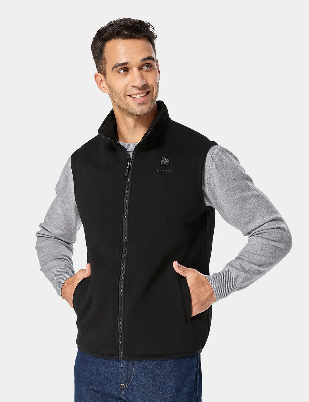 (Open-box) Men's Heated Fleece Vest (Battery Set Not Included) sold by Ororo product image thumbnail 3
