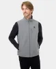 Men's Heated Softshell Vest - Lower Back Heating (Apparel Only) sold by Ororo