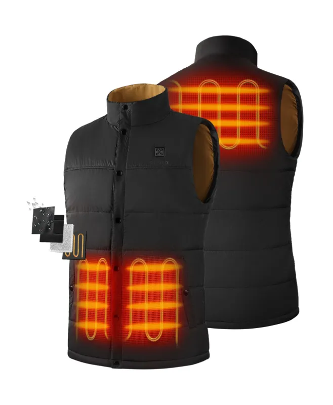 (Open-Box) PuffLyte™ Men's Heated Lightweight Vest (Battery Set Not Included) sold by Ororo