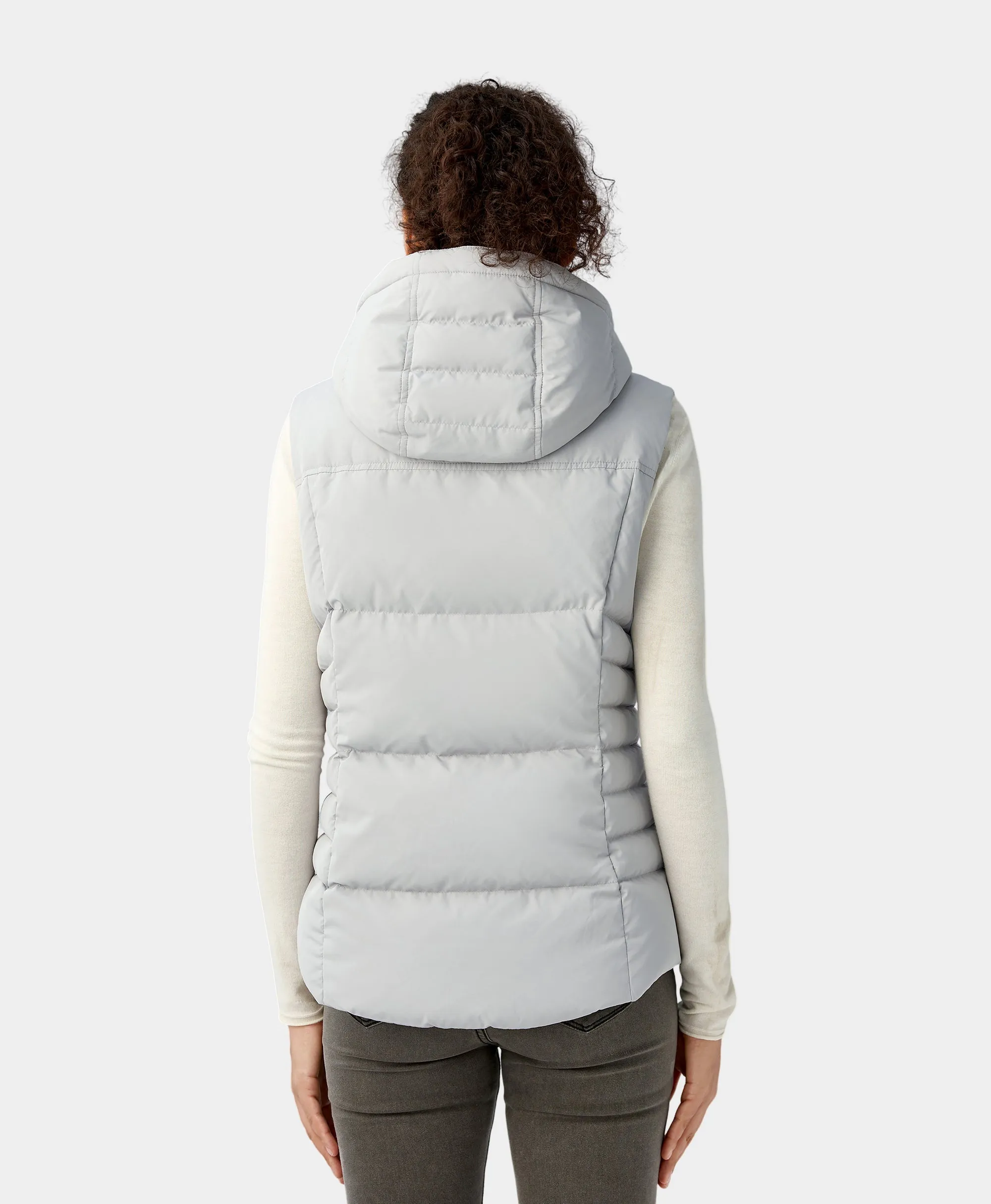 Women's Heated Down Vest - Gray sold by Ororo product image thumbnail 4