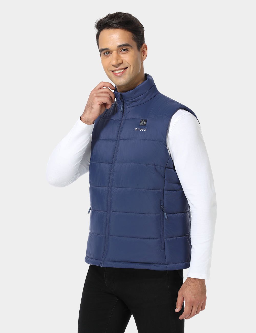 Men's Classic Heated Vest - Blue sold by Ororo product image thumbnail 4