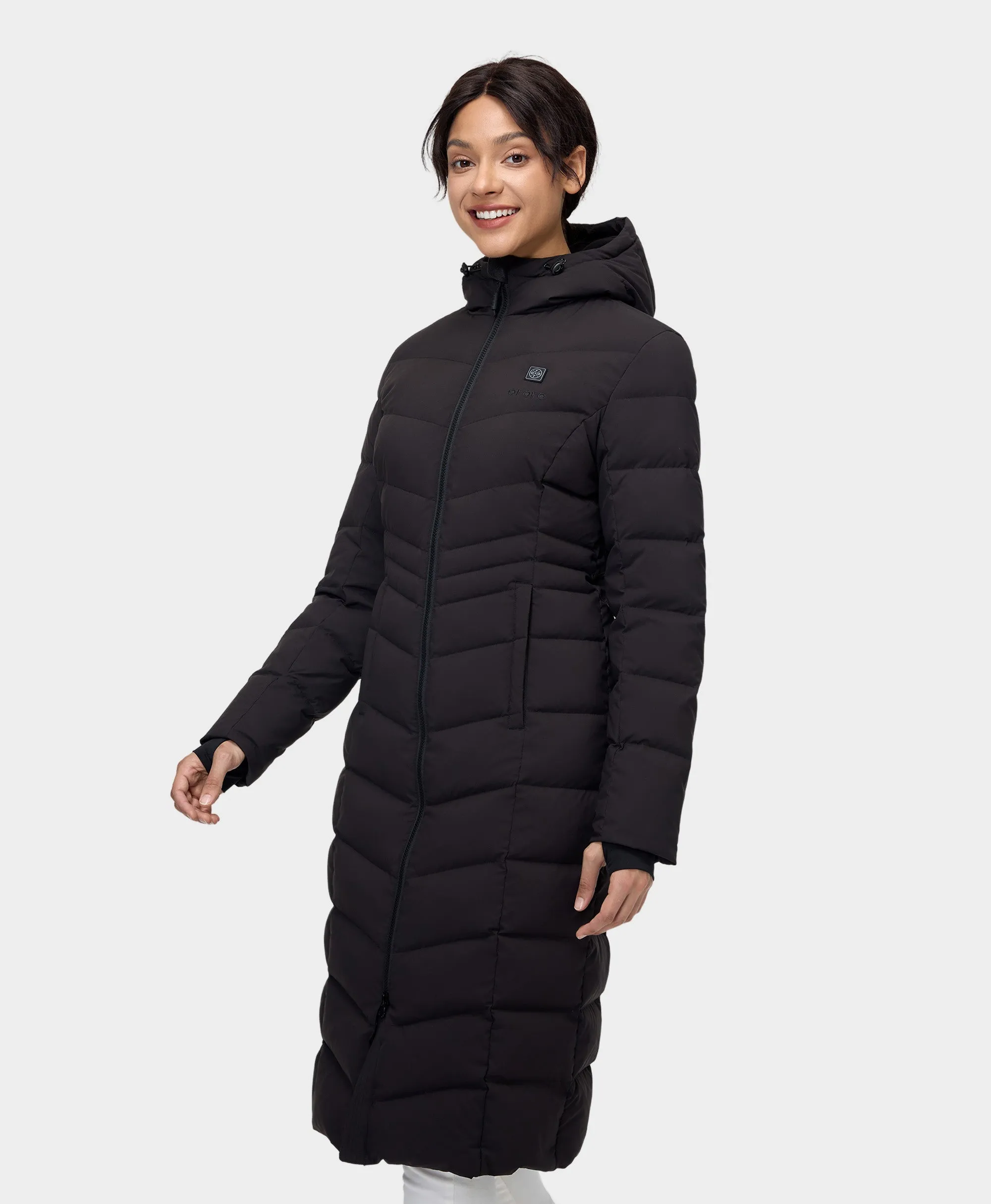 (Open-Box) SOHO Women's Heated Down Parka Jacket (Battery Set Not Included) sold by Ororo product image thumbnail 3