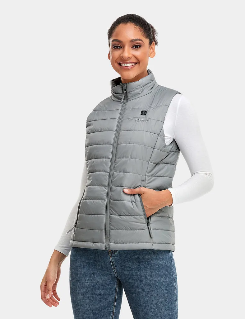 (Open-box) Women's Classic Heated Vest with B19G Battery - Gray sold by Ororo product image thumbnail 3