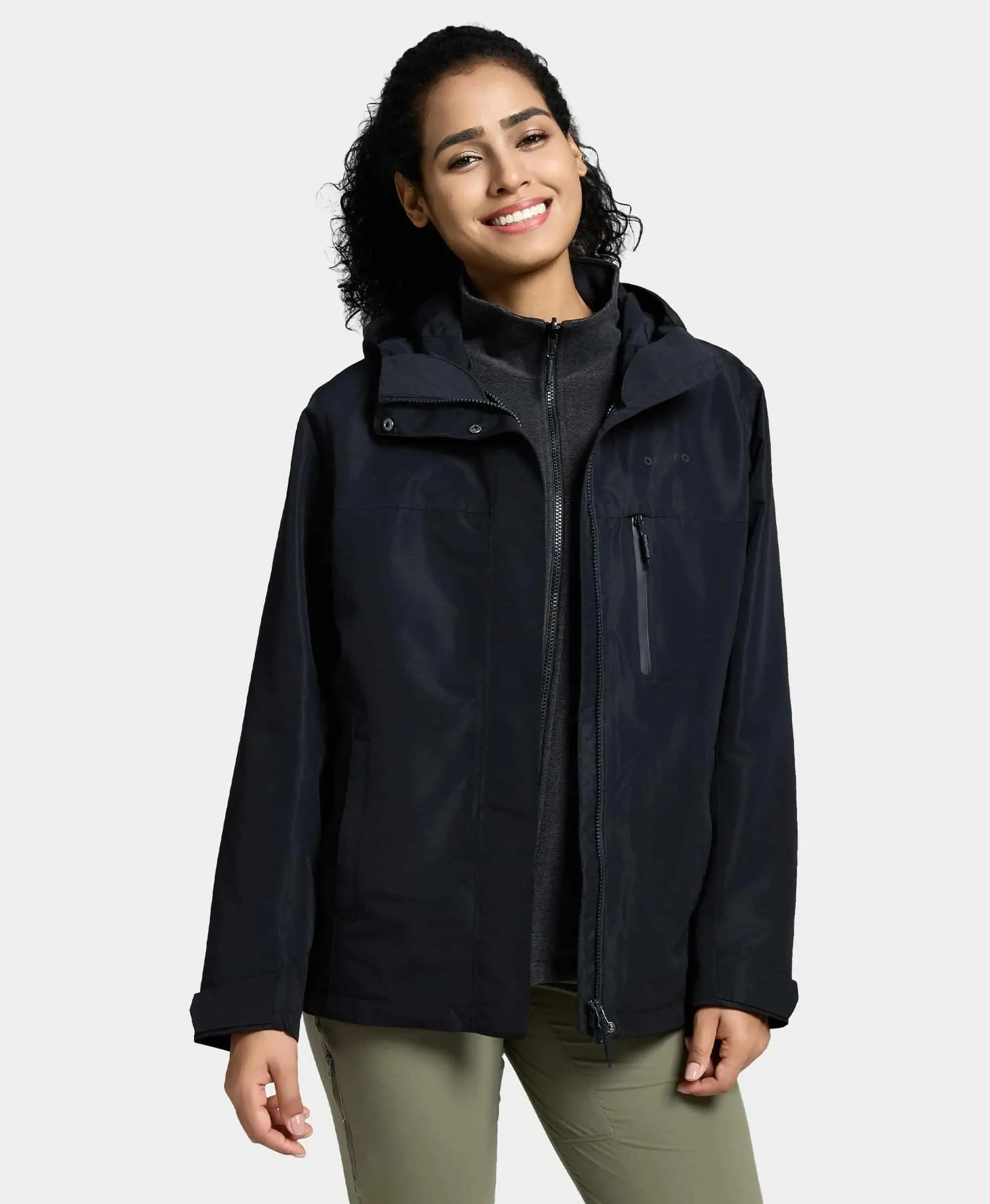 River Ridge Women's 3-in-1 Heated Jacket with Fleece Liner sold by Ororo product image thumbnail 3