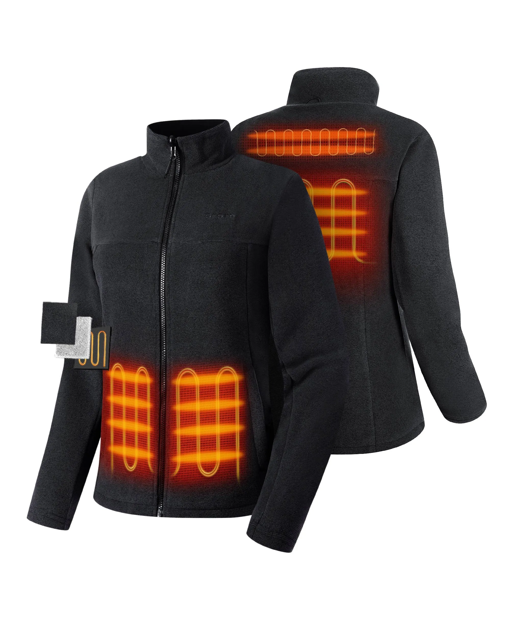 River Ridge Women's Heated Fleece Liner Jacket sold by Ororo product image thumbnail 2