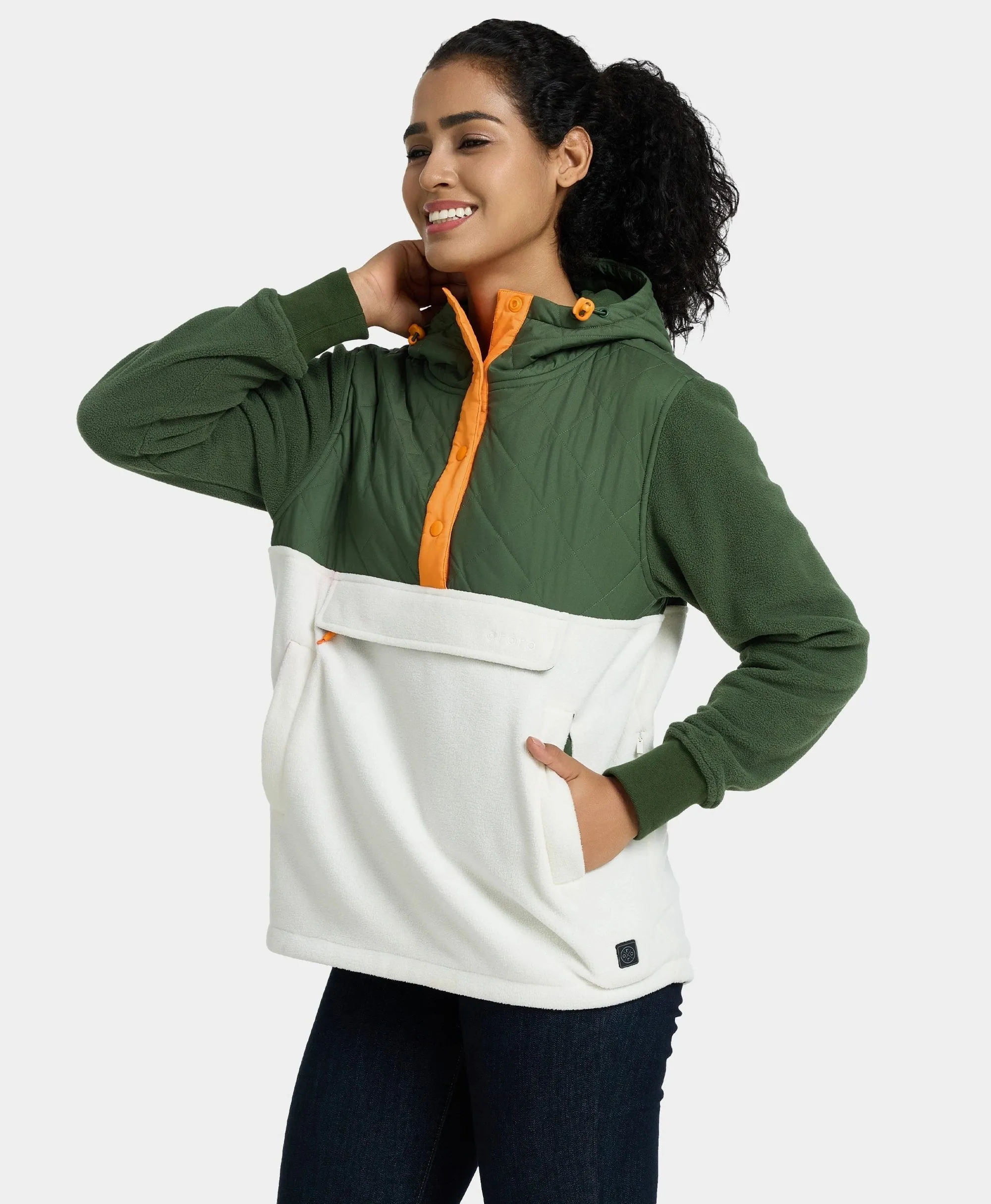 Daybreak Women's Colorblock Heated Anorak sold by Ororo product image thumbnail 3