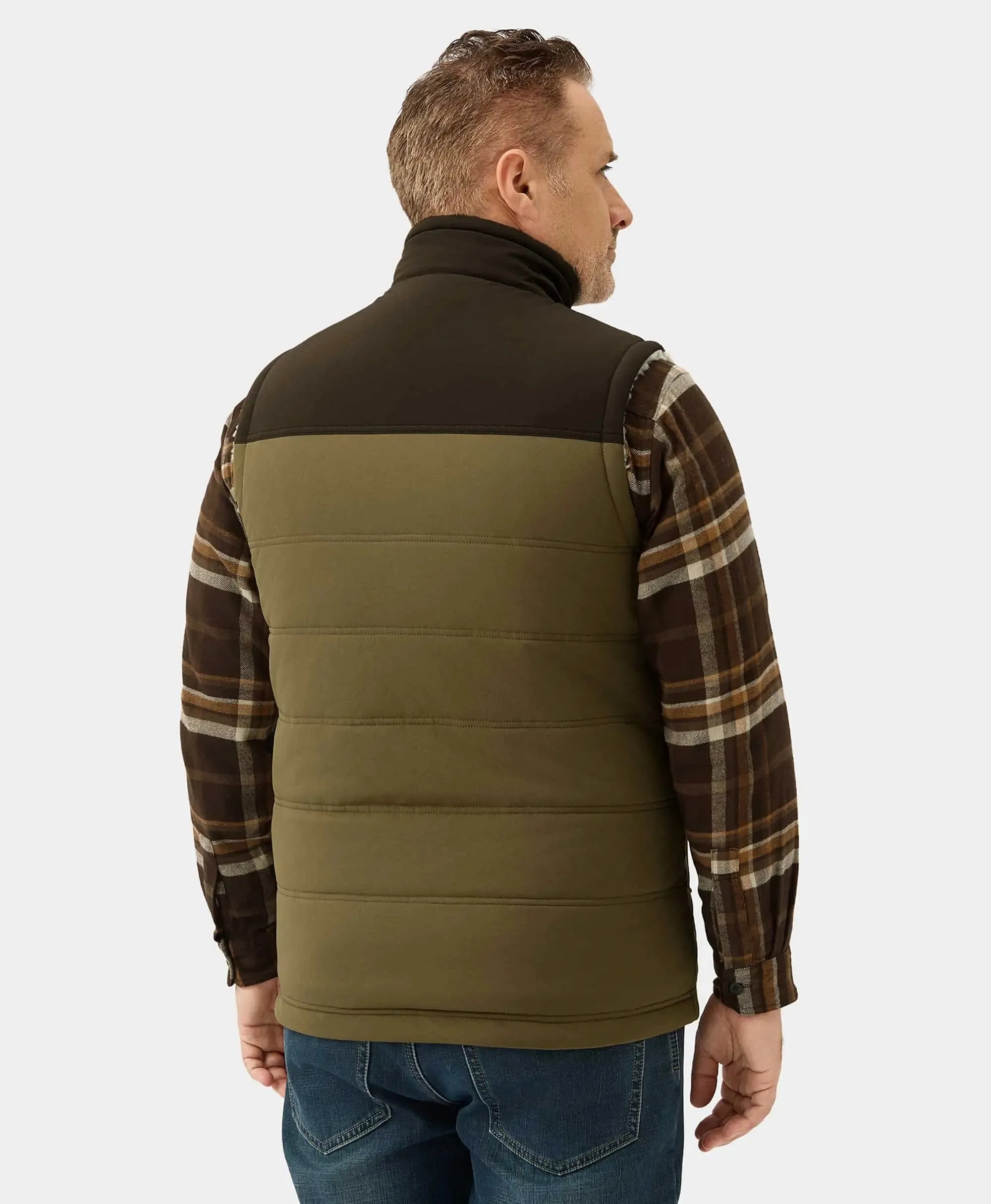 Sierra Men's Heated Sherpa Lined Vest (Final Sale) sold by Ororo product image thumbnail 4