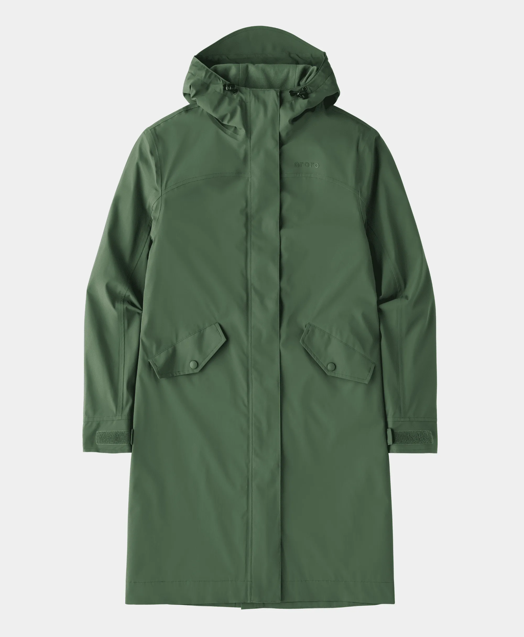 Downtown Women's Heated Rain Trench sold by Ororo