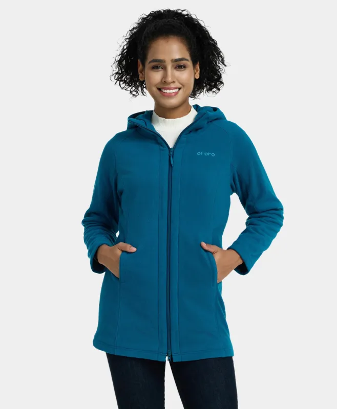 Felicity Women's Heated Fleece Hoodie Jacket sold by Ororo