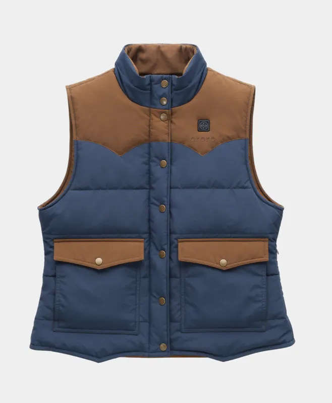 Amelia Women's Western Heated Vest (Apparel Only) sold by Ororo