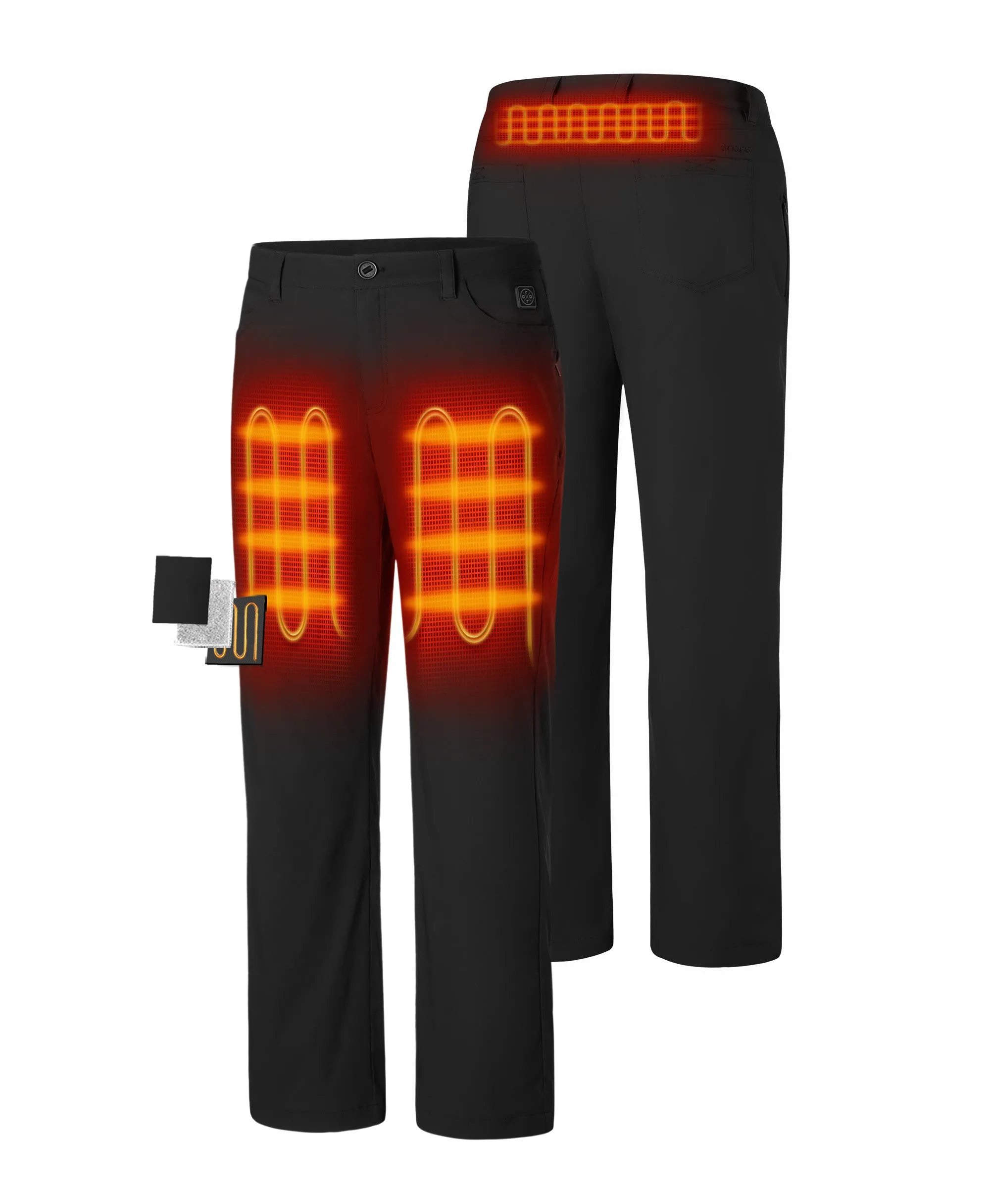 Hudson Men's 3-Zone Heated Casual Pants (Final Sale) sold by Ororo product image thumbnail 2