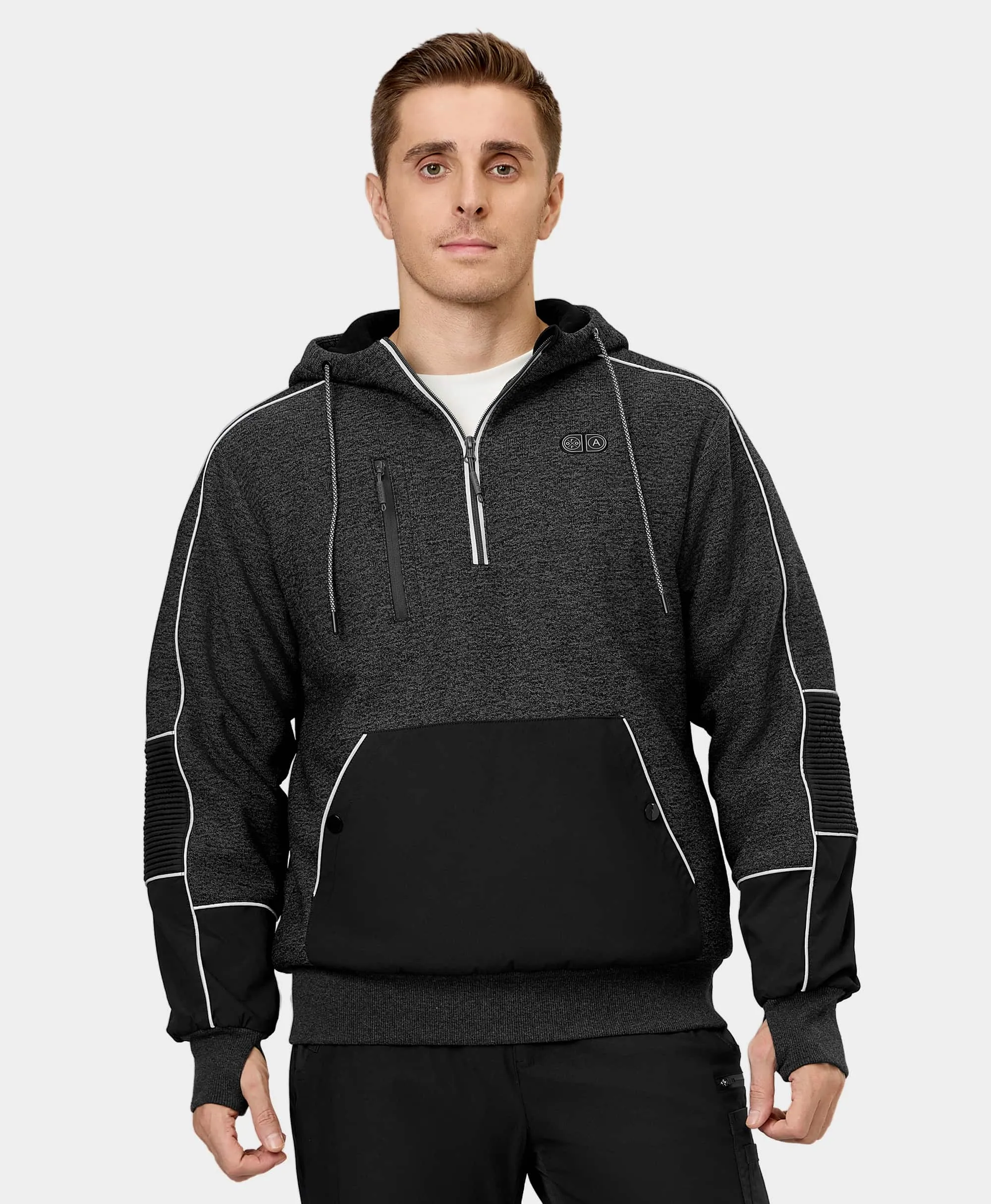 Wayne Men's 5-Zone Heated Pullover Hoodie (Apparel Only) sold by Ororo