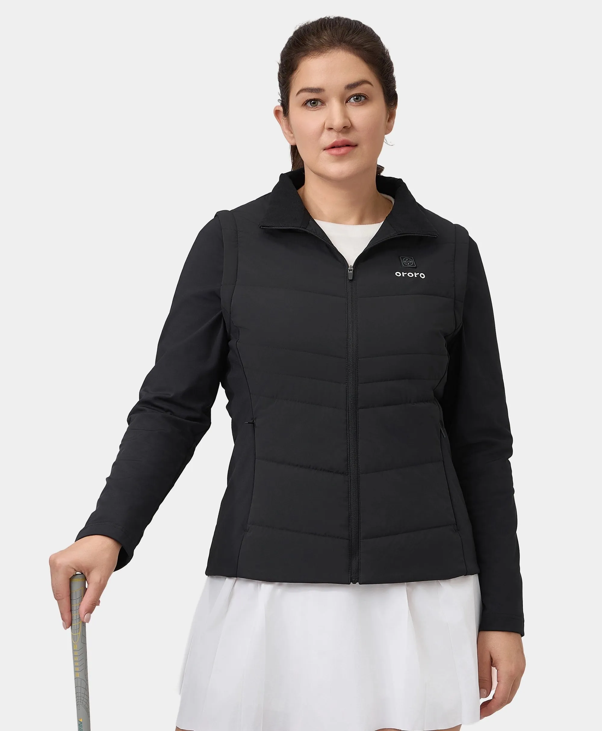 Turnberry Women's Heated Golf Jacket w/ Zip-off Sleeves (Apparel Only) sold by Ororo product image thumbnail 4
