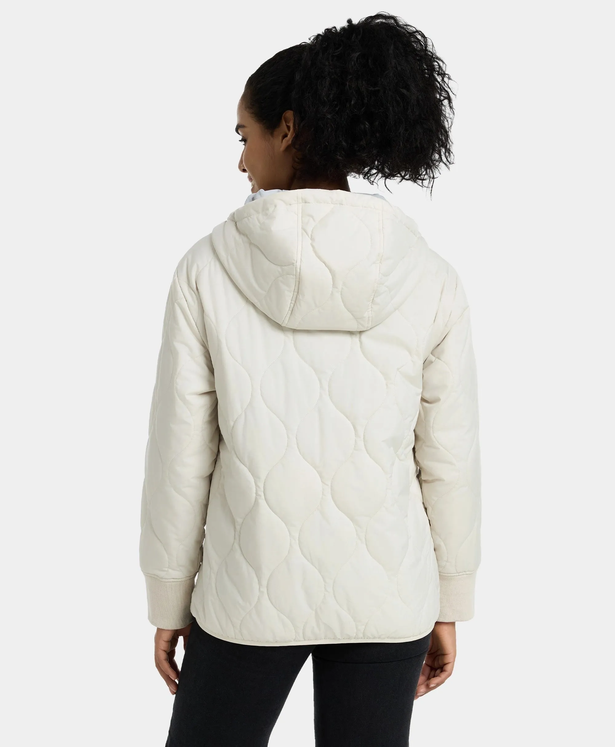Stargazer Women's Heated Quilted Hoodie Jacket (Apparel Only) sold by Ororo product image thumbnail 4