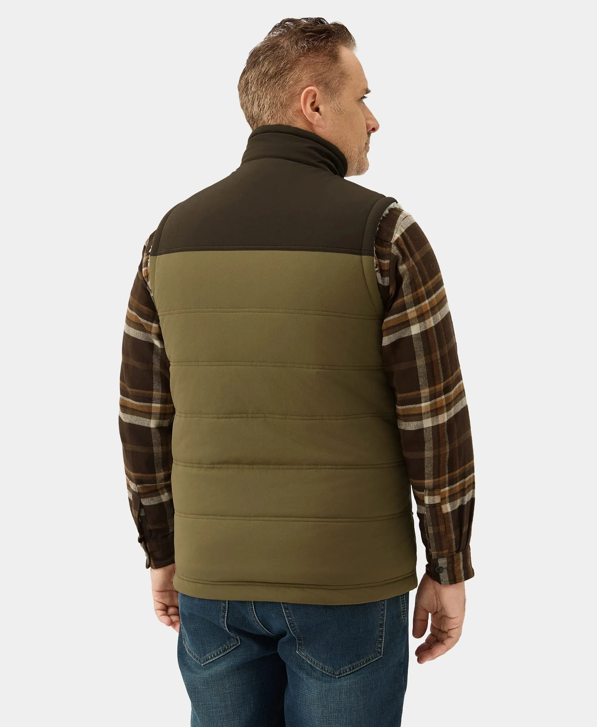 Sierra Men's Heated Sherpa Lined Vest (Apparel Only) sold by Ororo product image thumbnail 4