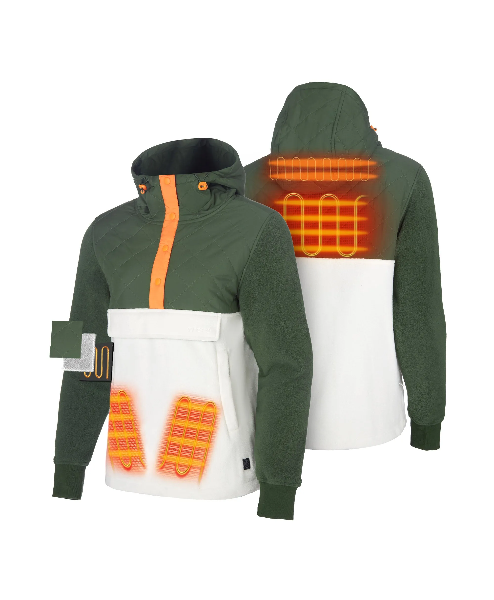 Daybreak Women's Colorblock Heated Anorak (Apparel Only) sold by Ororo product image thumbnail 2