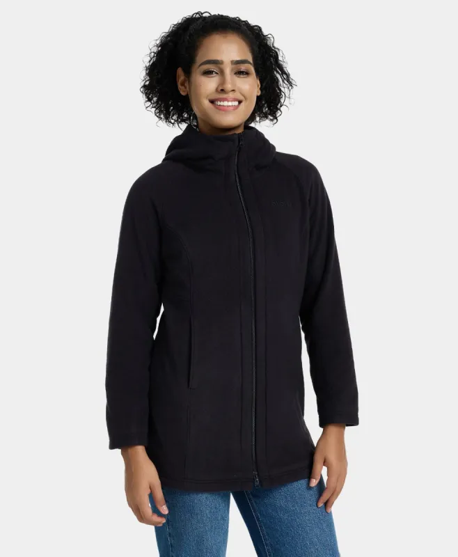 Felicity Women's Heated Fleece Hoodie Jacket (Apparel Only) sold by Ororo