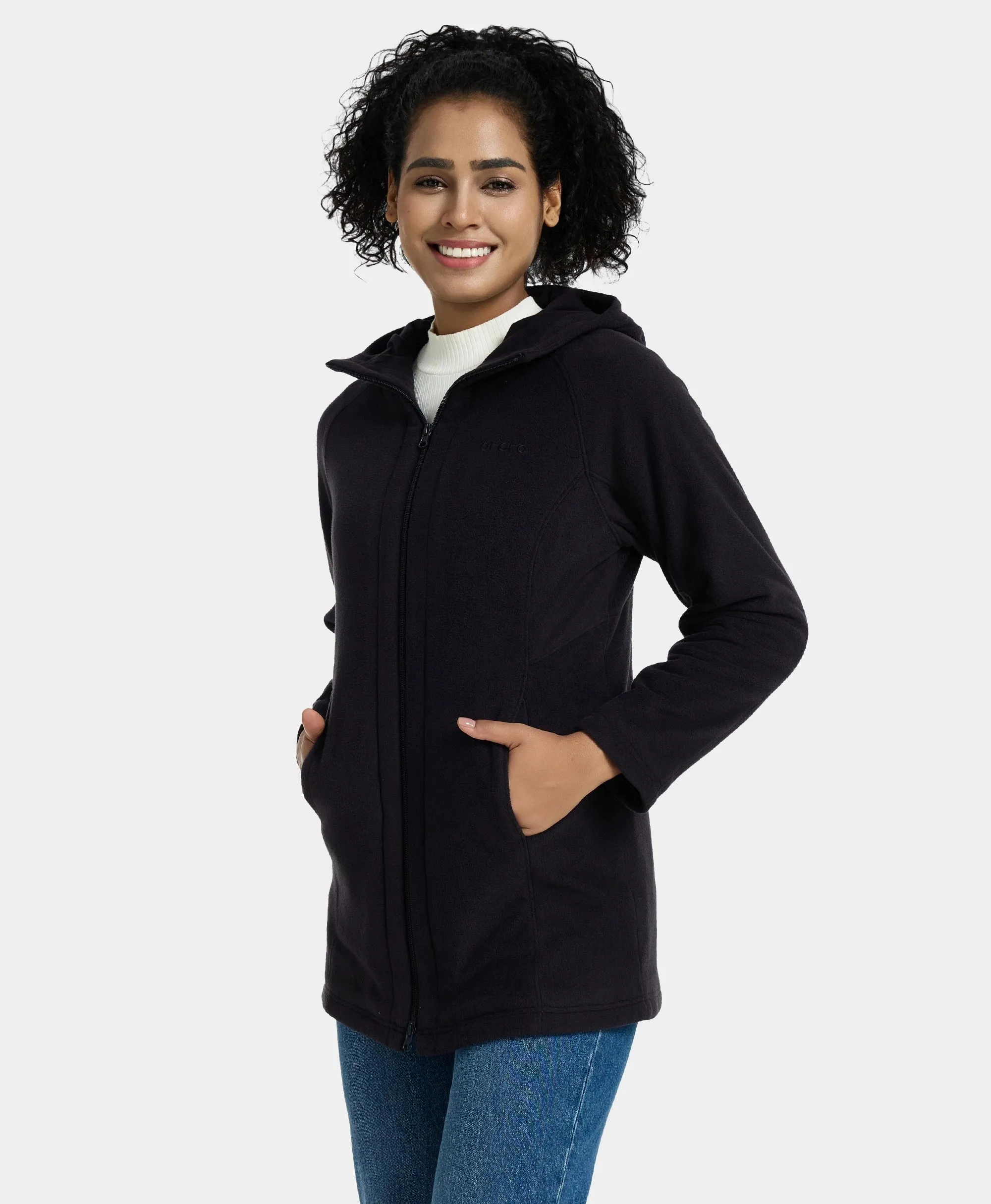 Felicity Women's Heated Fleece Hoodie Jacket (Apparel Only) sold by Ororo product image thumbnail 3