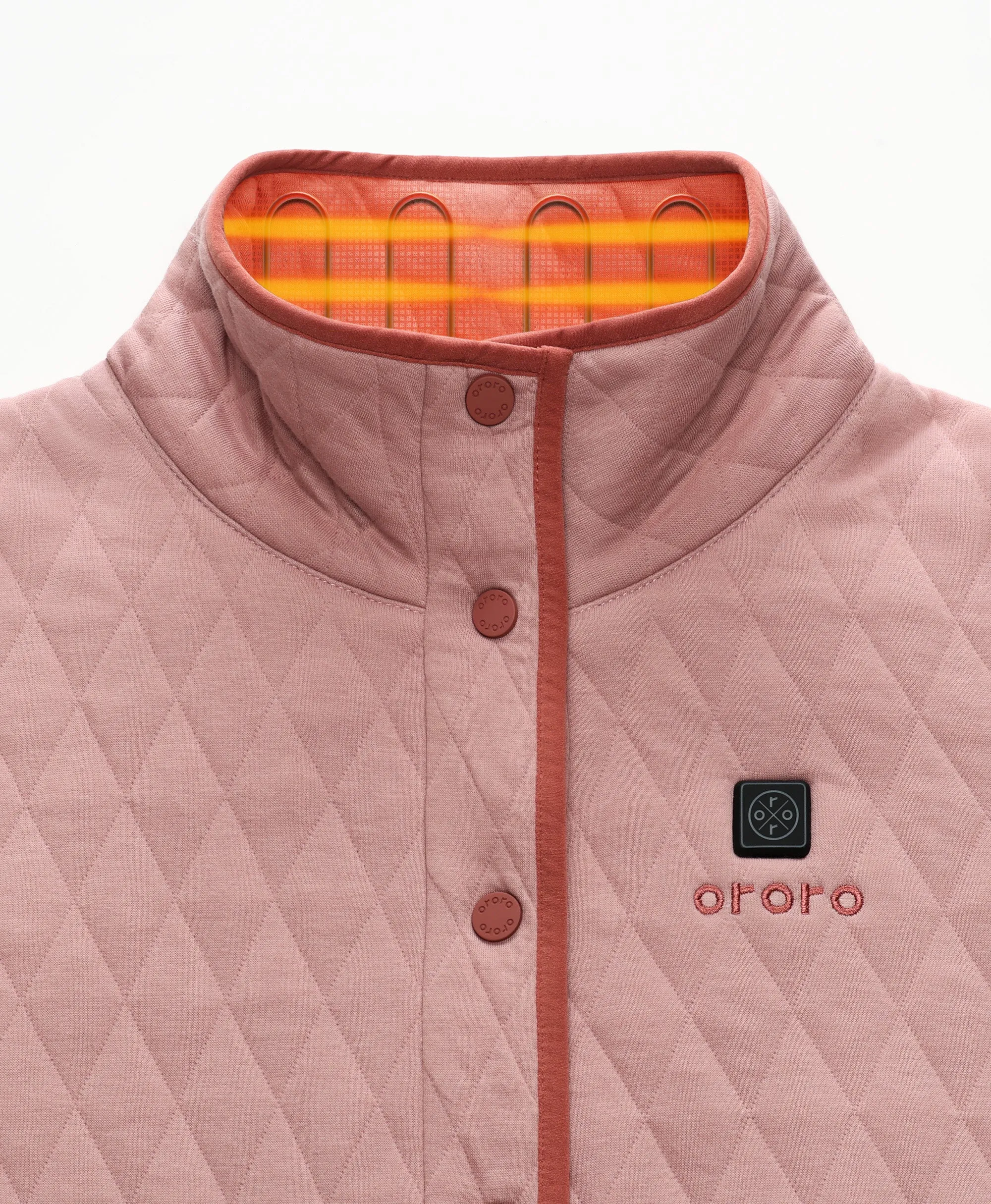 Chalet Women's Heated Quilted Jacket (Apparel Only) sold by Ororo product image thumbnail 5