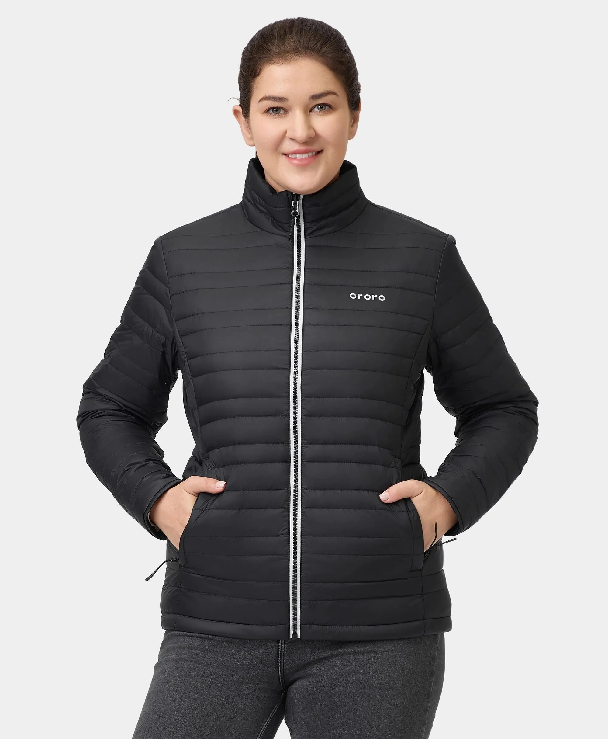 River Ridge Women's Heated Lightweight Down Jacket sold by Ororo