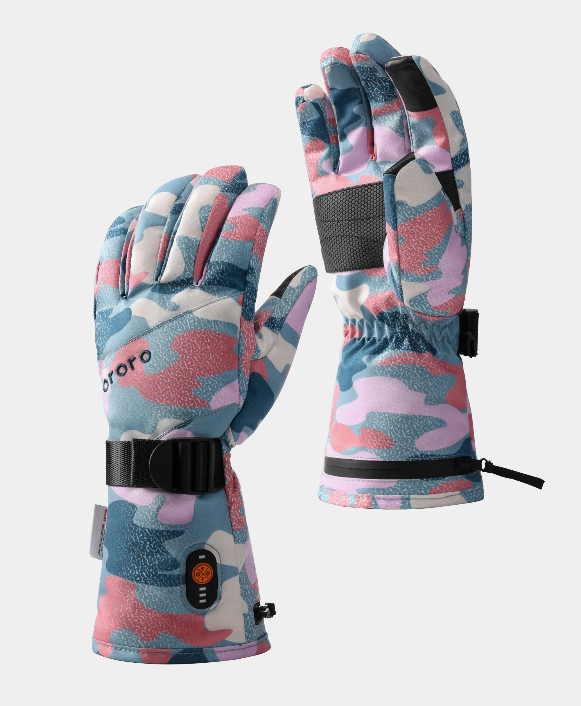 Kyoto Women's Colorprint Heated Lightweight Gloves sold by Ororo