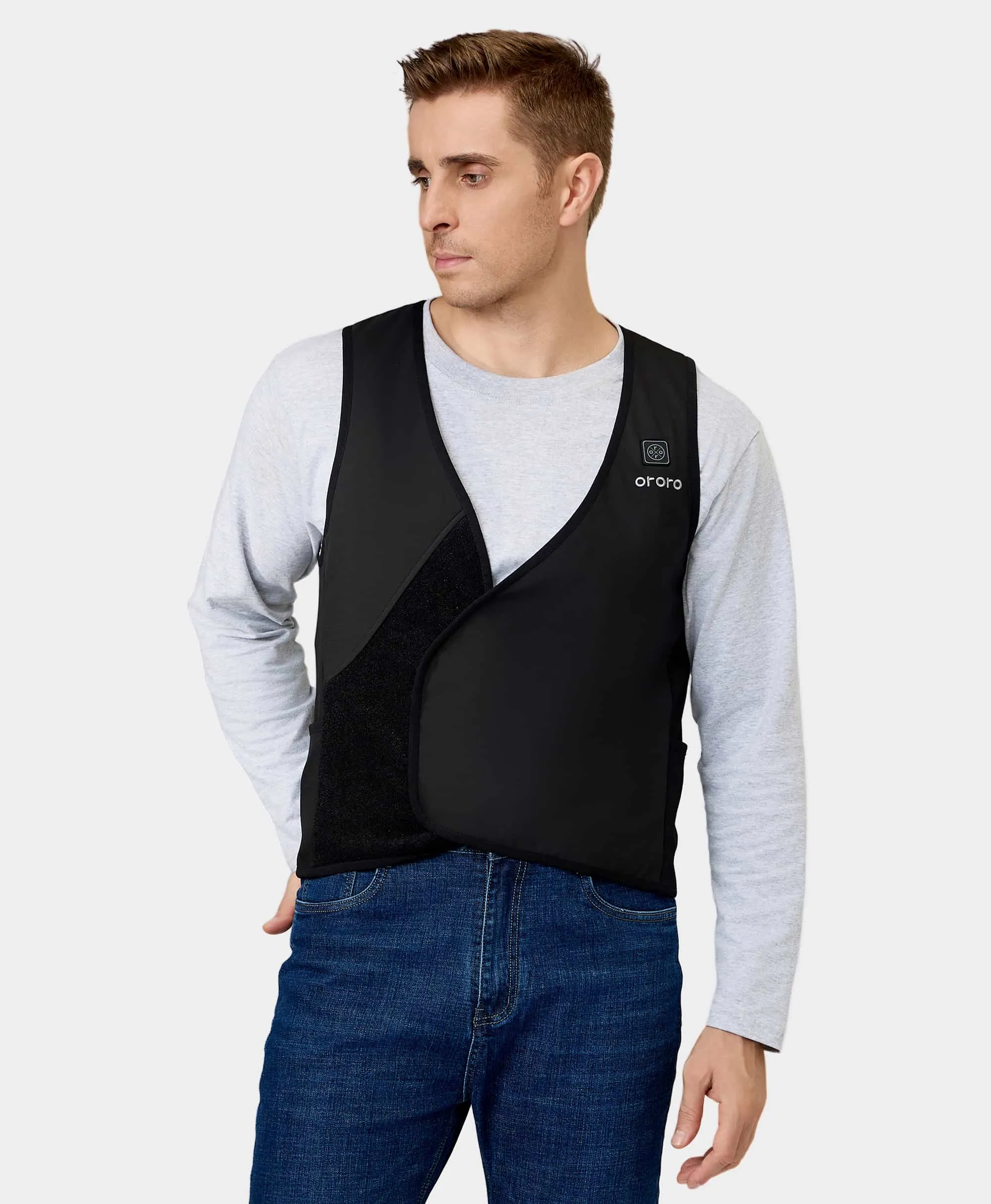 Vanguard Unisex Ultralight Adjustable Heated Liner Vest sold by Ororo product image thumbnail 3