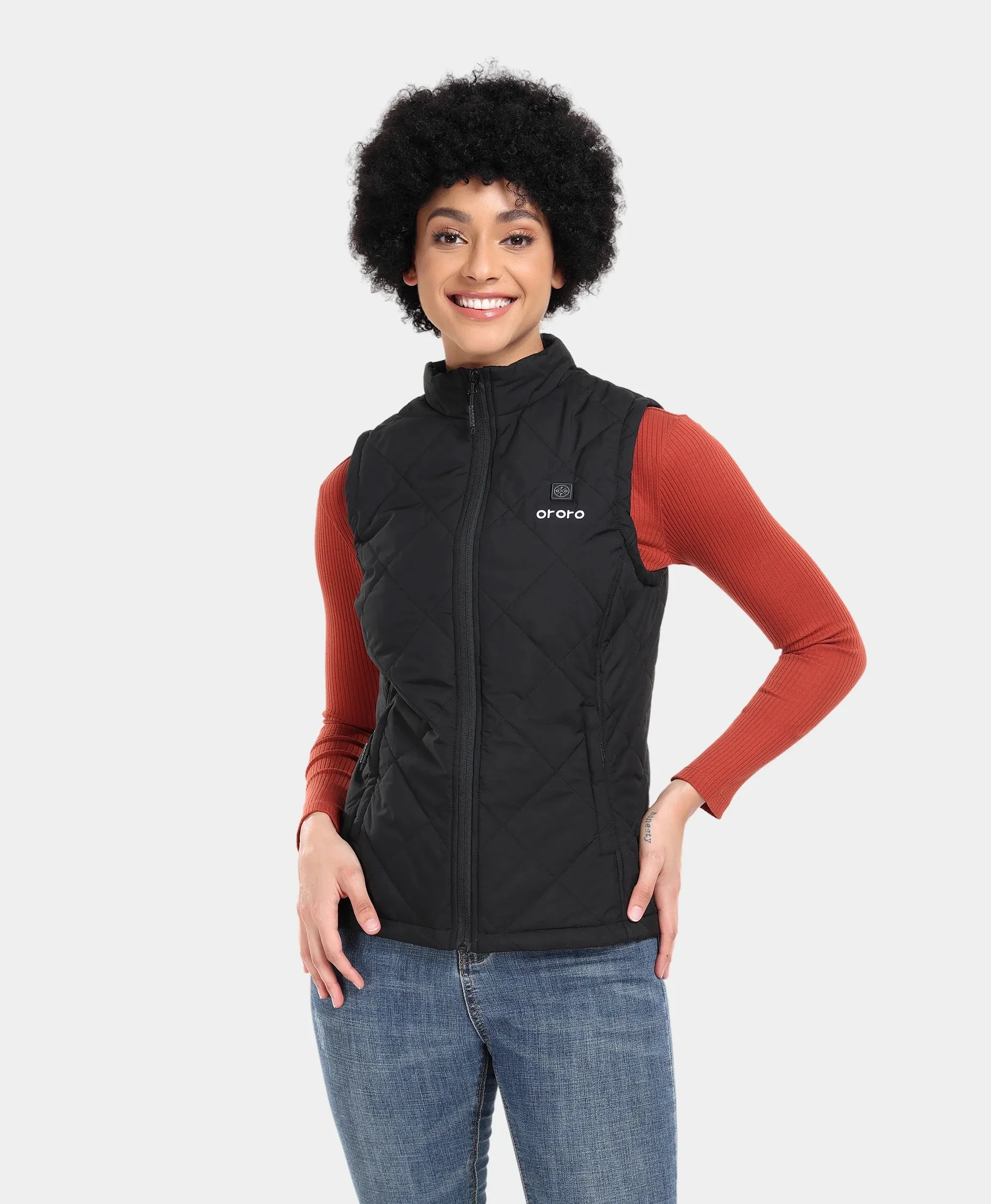 Bundle Deal - Women's Heated Quilted Vest & Extra Mini 5K Battery sold by Ororo product image thumbnail 2