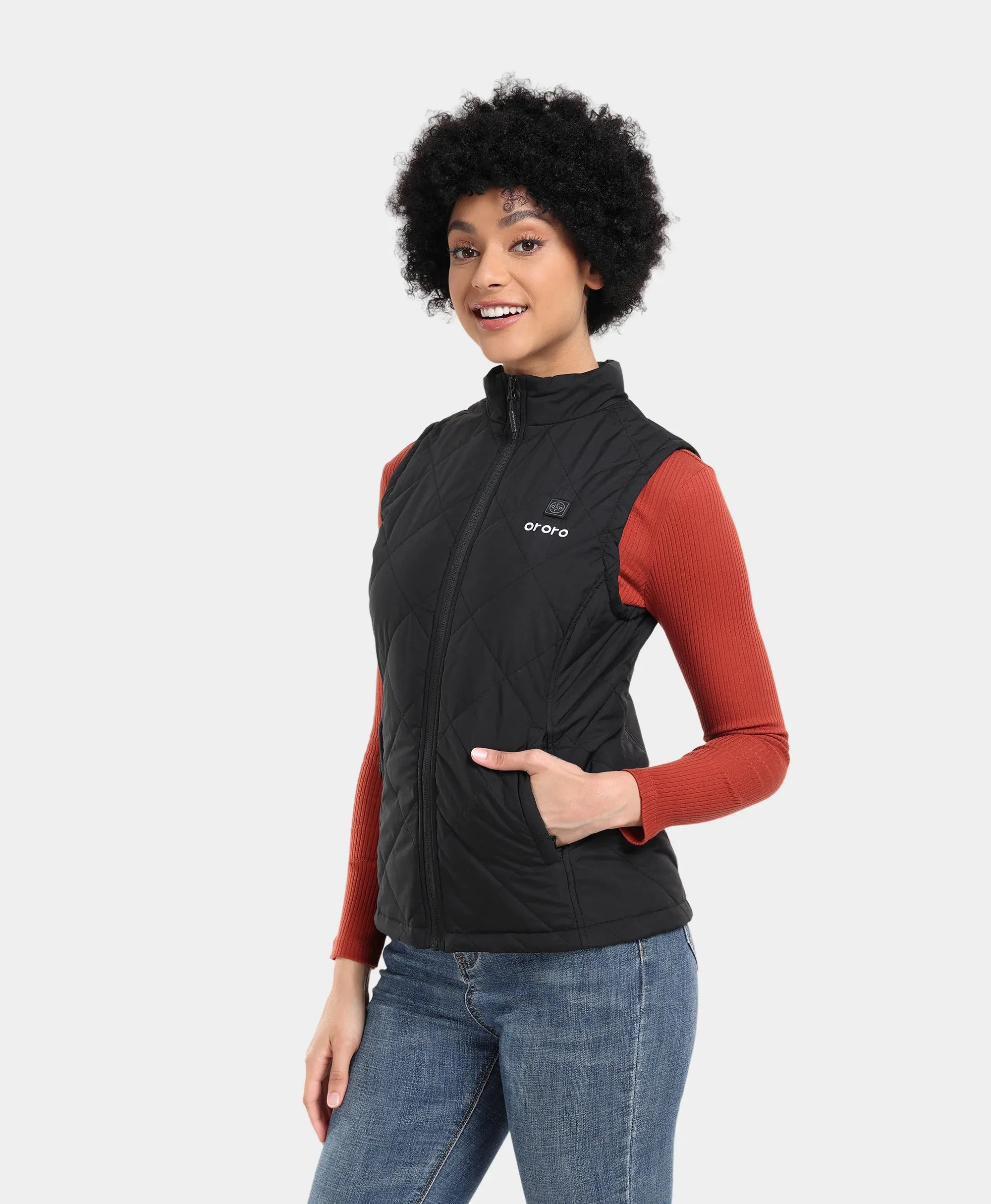 Bundle Deal - Women's Heated Quilted Vest & Extra Mini 5K Battery sold by Ororo product image thumbnail 4