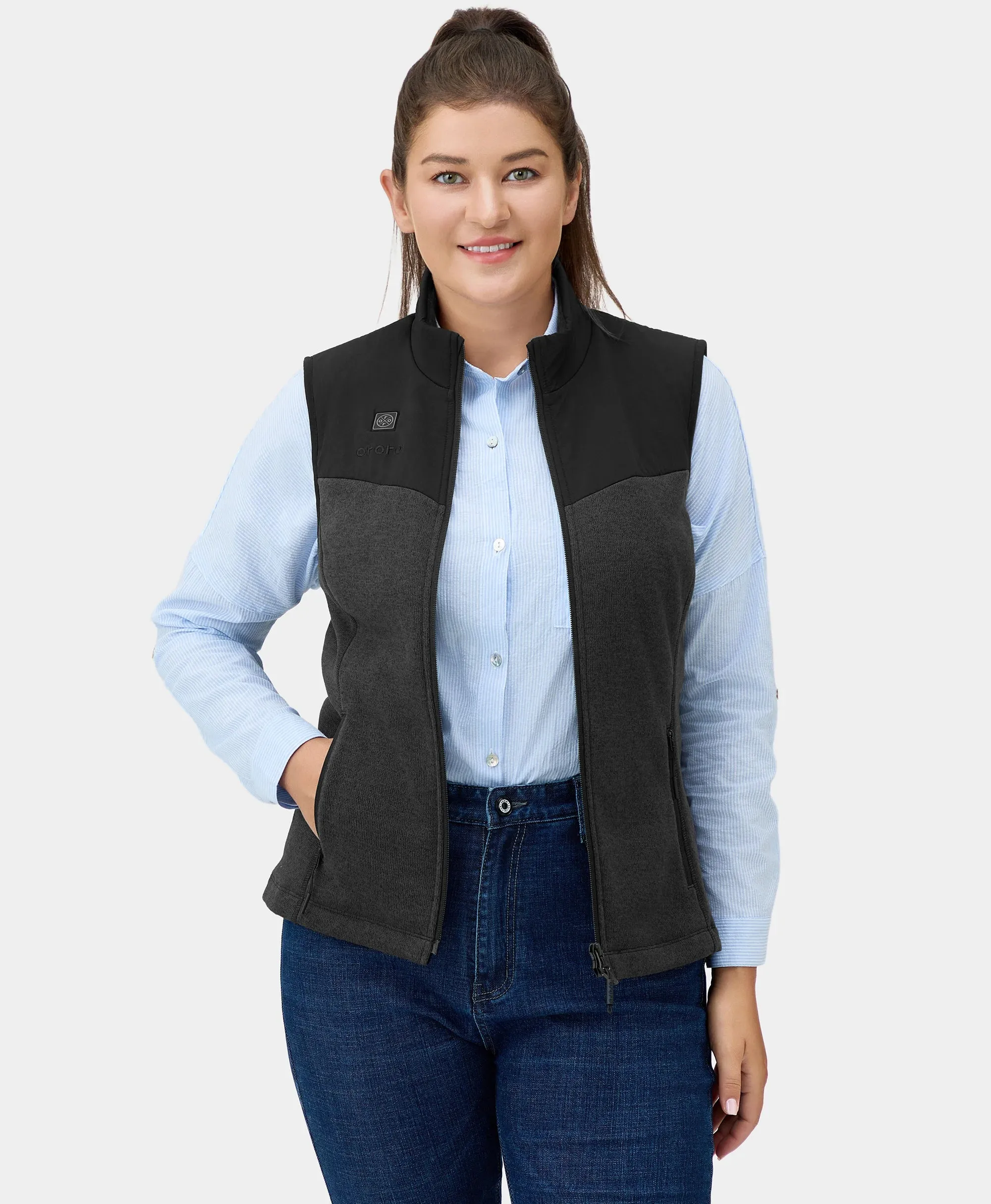 Augusta Women's Heated Sweater Fleece Vest sold by Ororo product image thumbnail 4