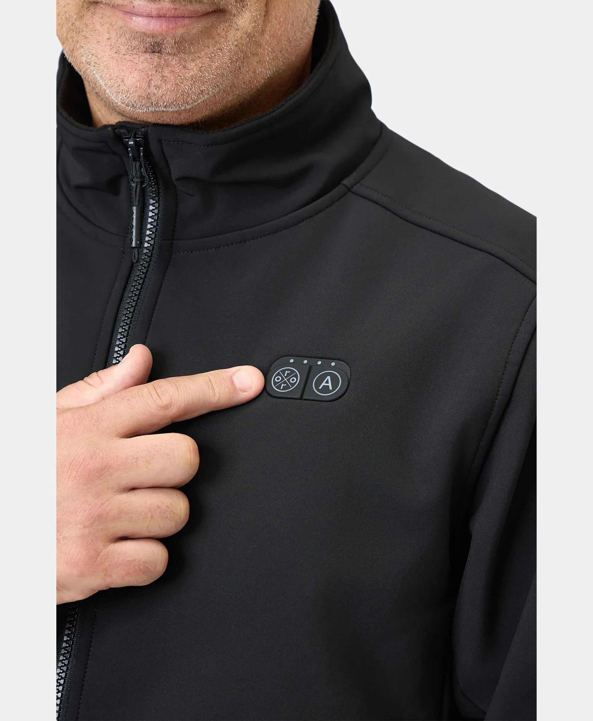 Maverick SureWarm® Men's 6-Zone Dual-Control Heated Softshell Jacket sold by Ororo product image thumbnail 5