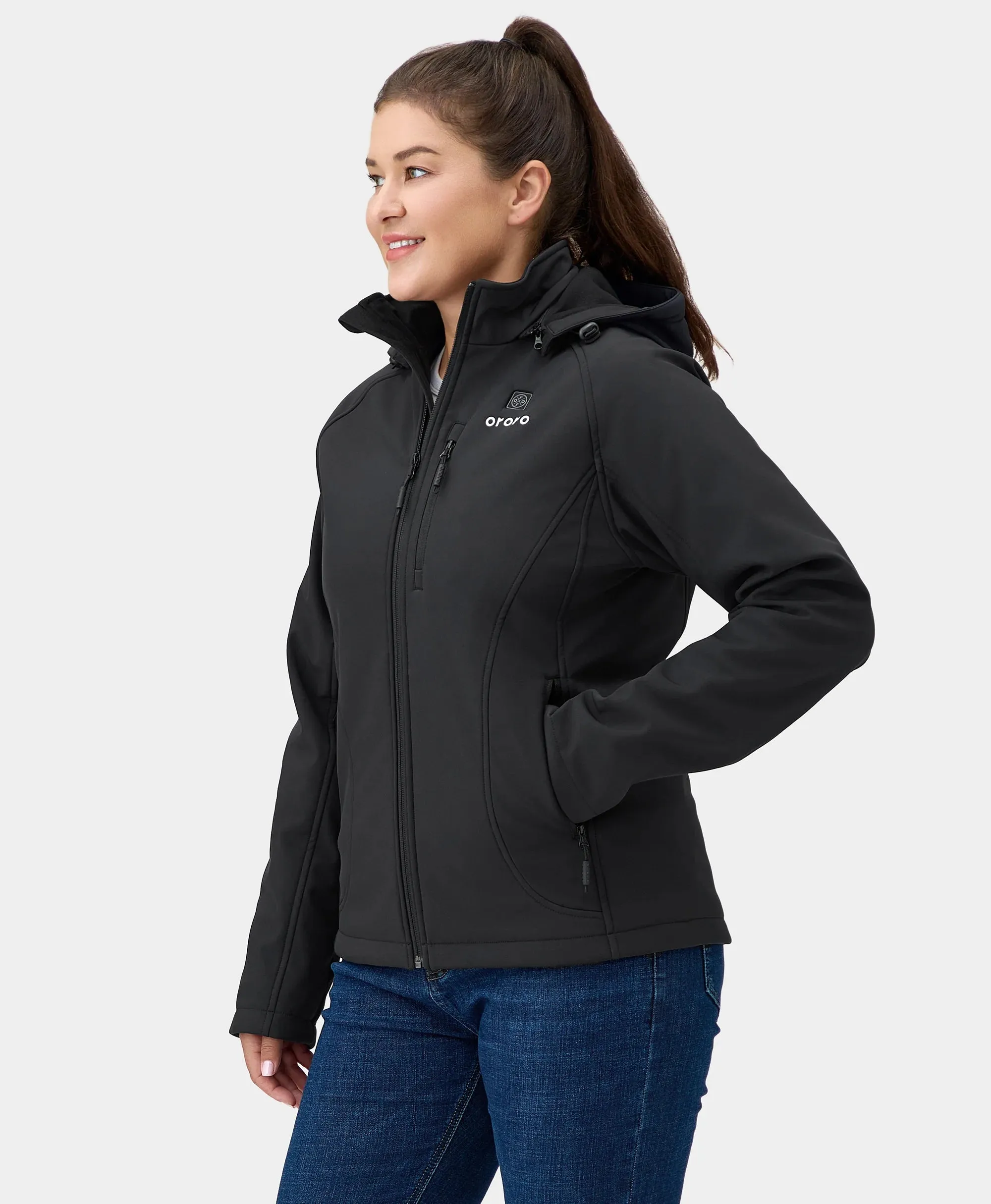 Paragon Women's Heated Jacket - Black sold by Ororo product image thumbnail 3