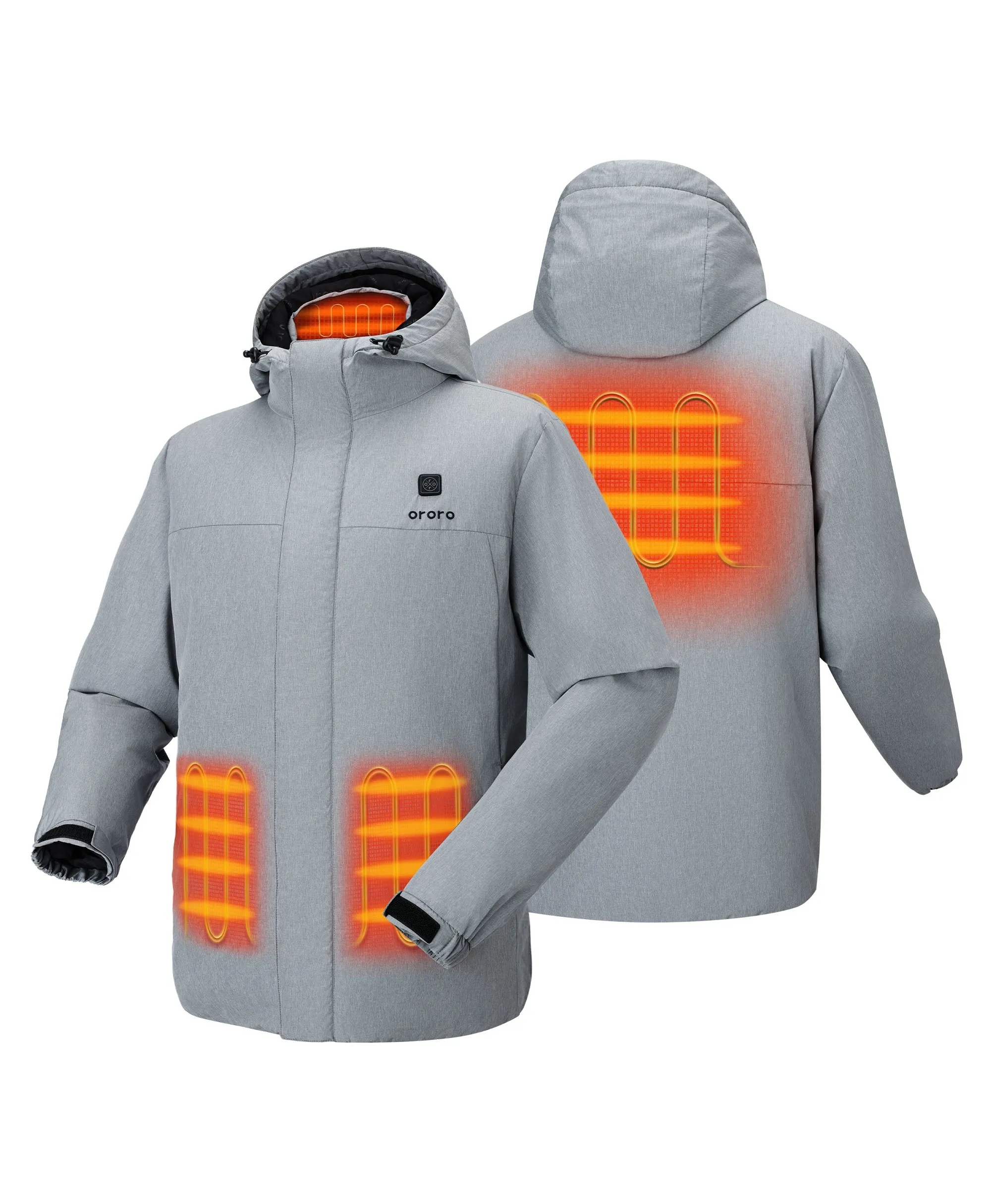 Axis Men's Thermolite® Heated Padded Jacket sold by Ororo product image thumbnail 2