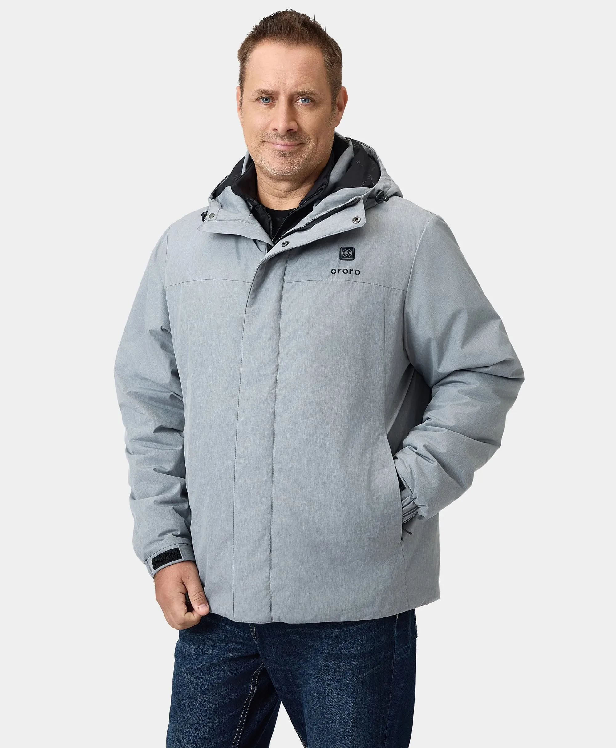 Axis Men's Thermolite® Heated Padded Jacket sold by Ororo product image thumbnail 3