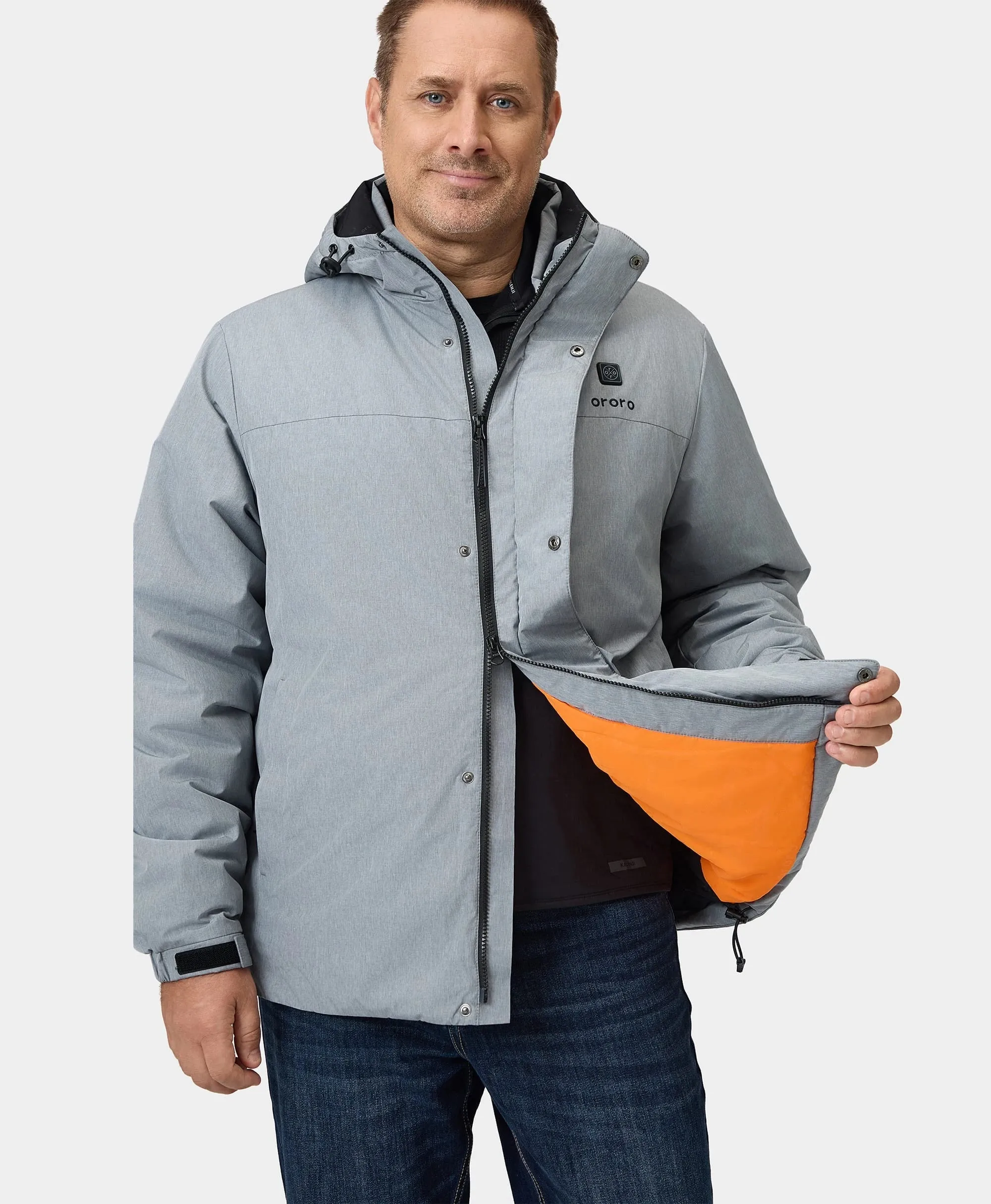 Axis Men's Thermolite® Heated Padded Jacket sold by Ororo product image thumbnail 5