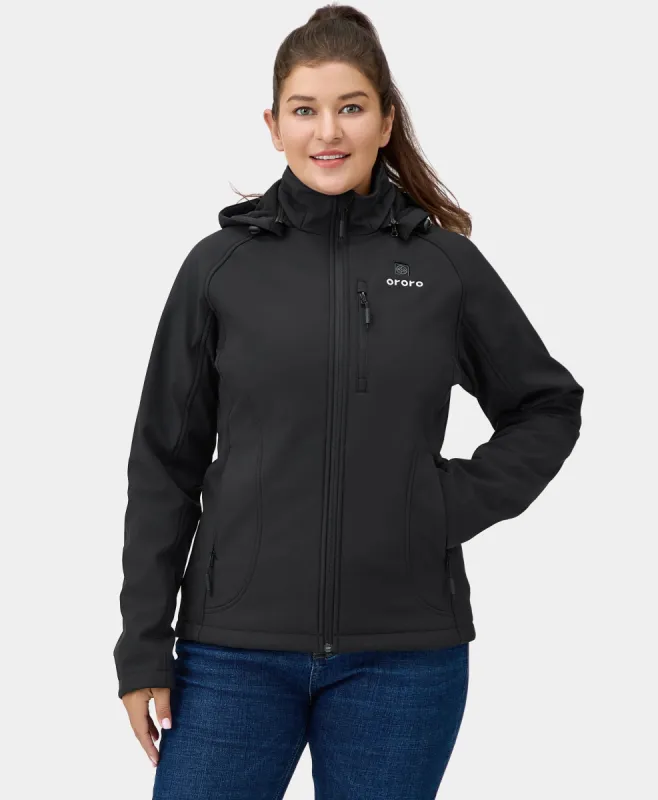 Paragon Women's Heated Jacket - Black (Apparel Only) sold by Ororo