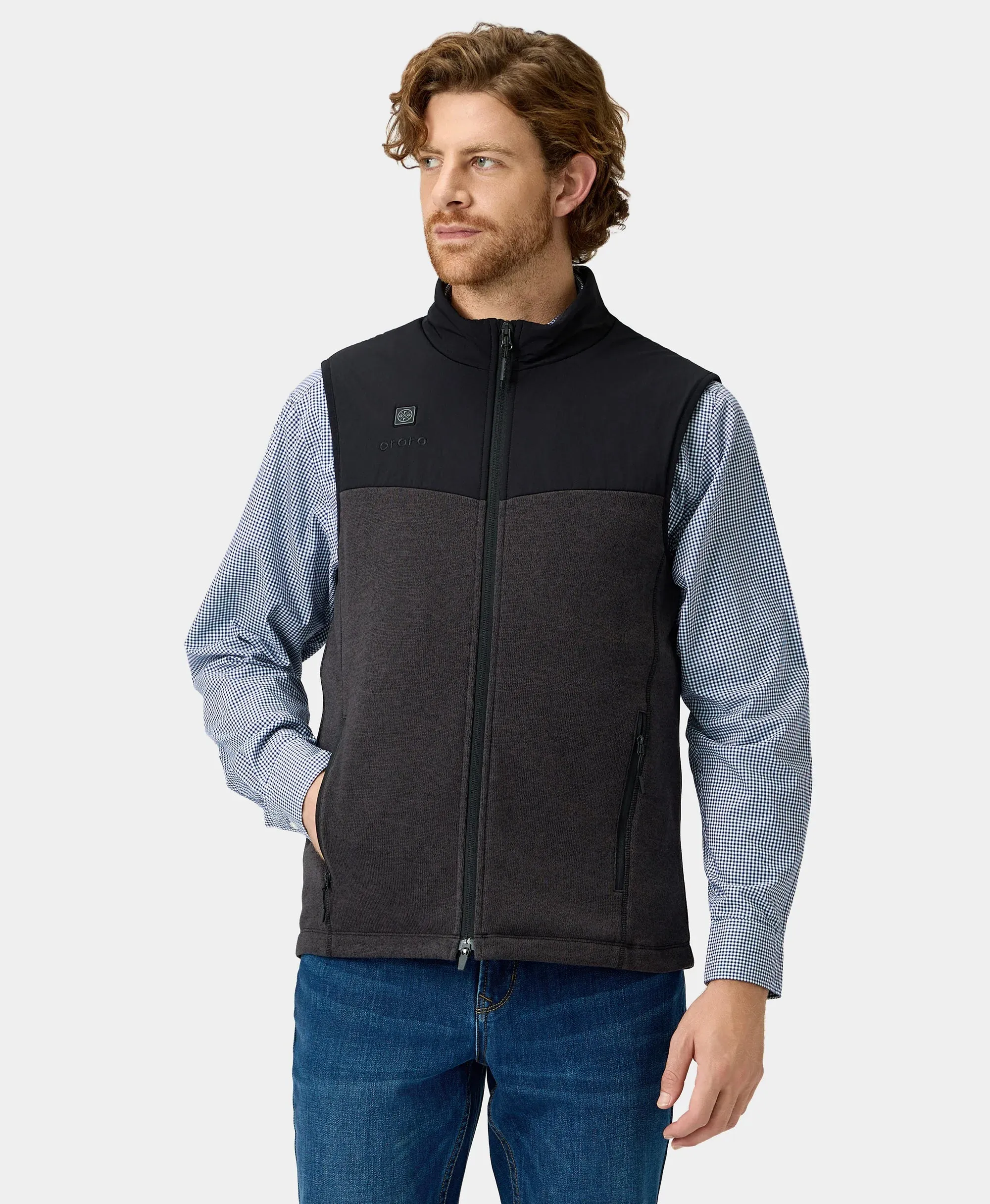 (Open-box) Augusta Men's Heated Sweater Fleece Vest(Battery Set Not Included) sold by Ororo product image thumbnail 2