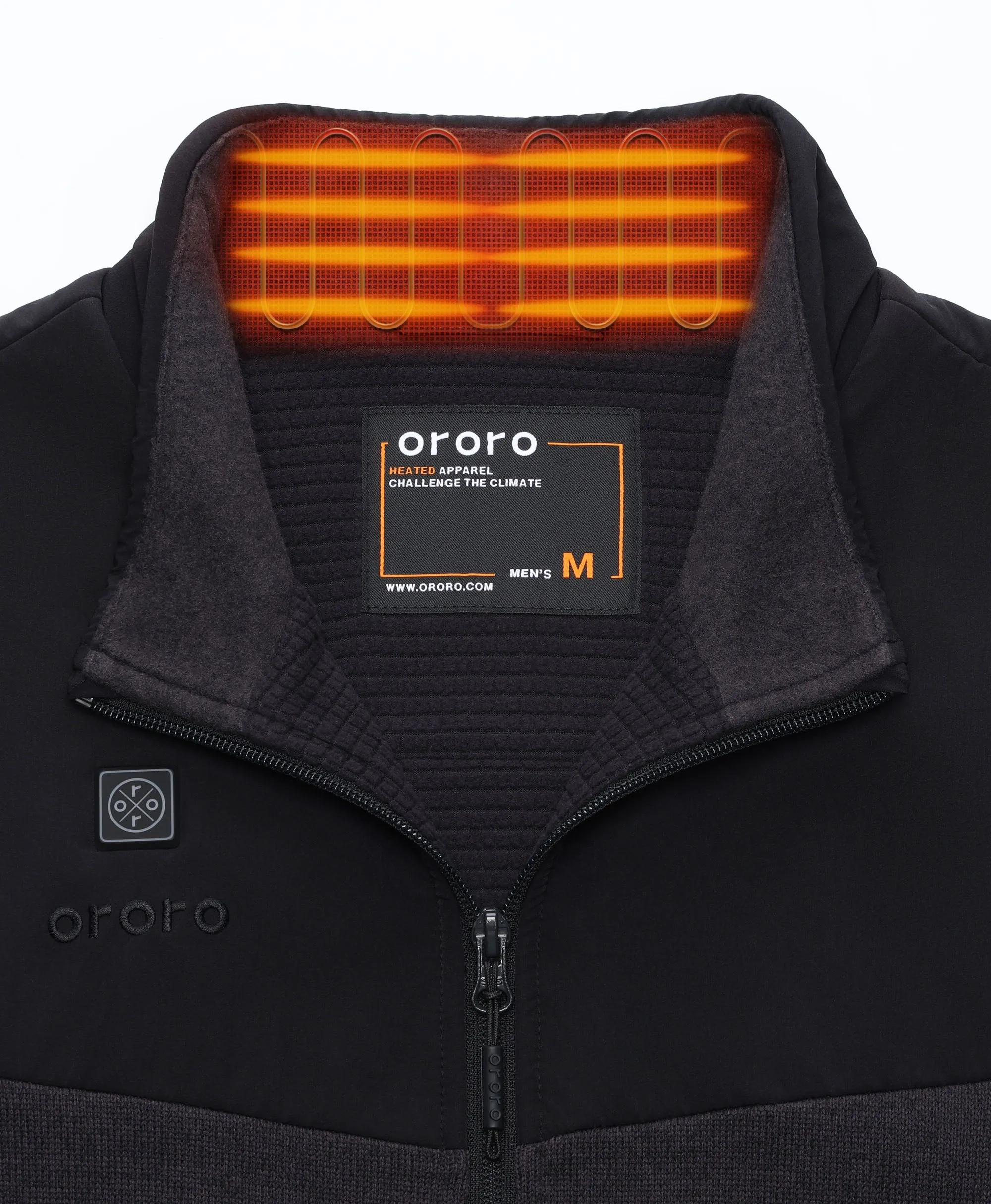 (Open-box) Augusta Men's Heated Sweater Fleece Vest(Battery Set Not Included) sold by Ororo product image thumbnail 5