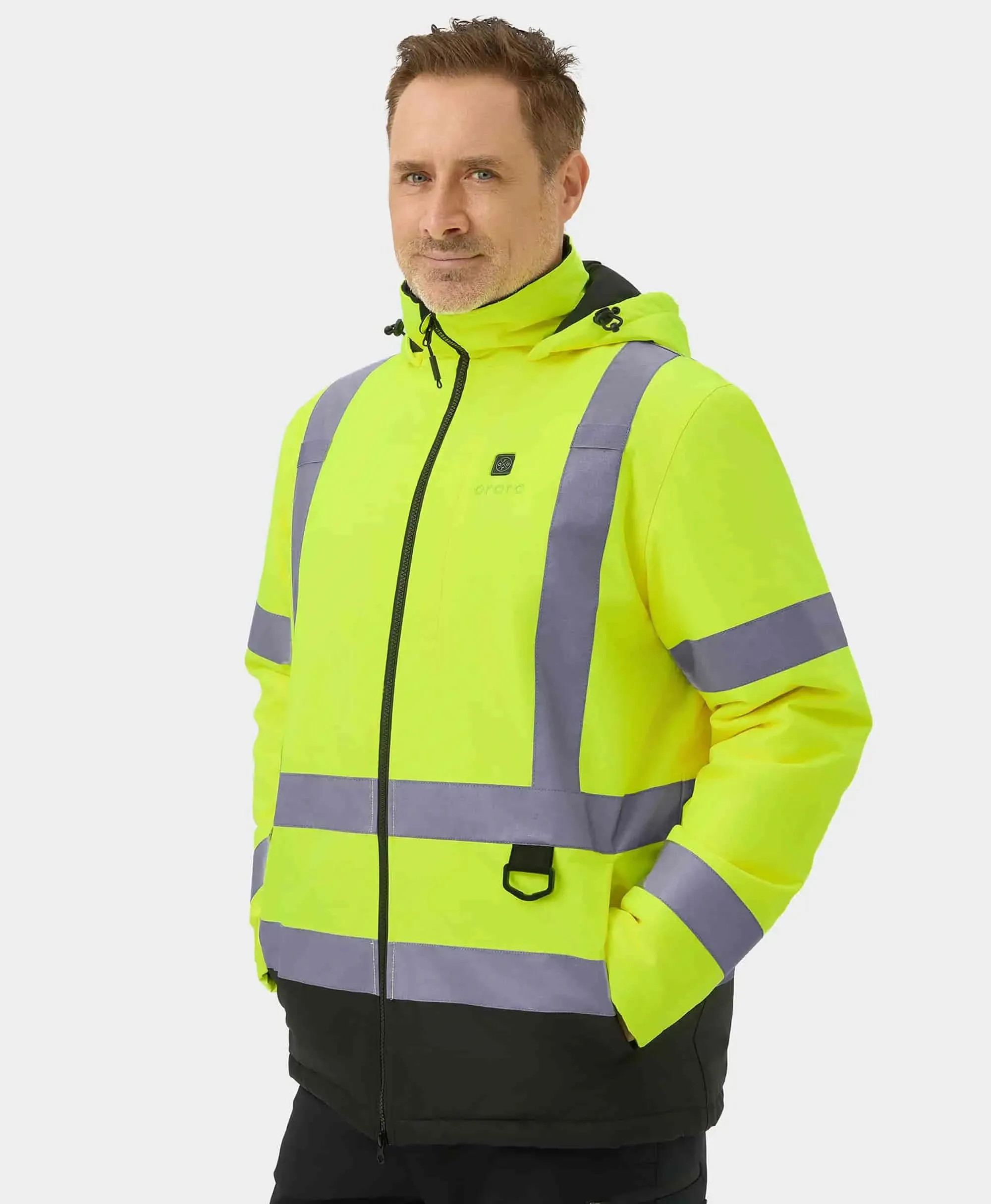 (Open-box) Flagstaff Men's Heated High-Visibility Jacket (Battery Set Not Included) sold by Ororo product image thumbnail 3