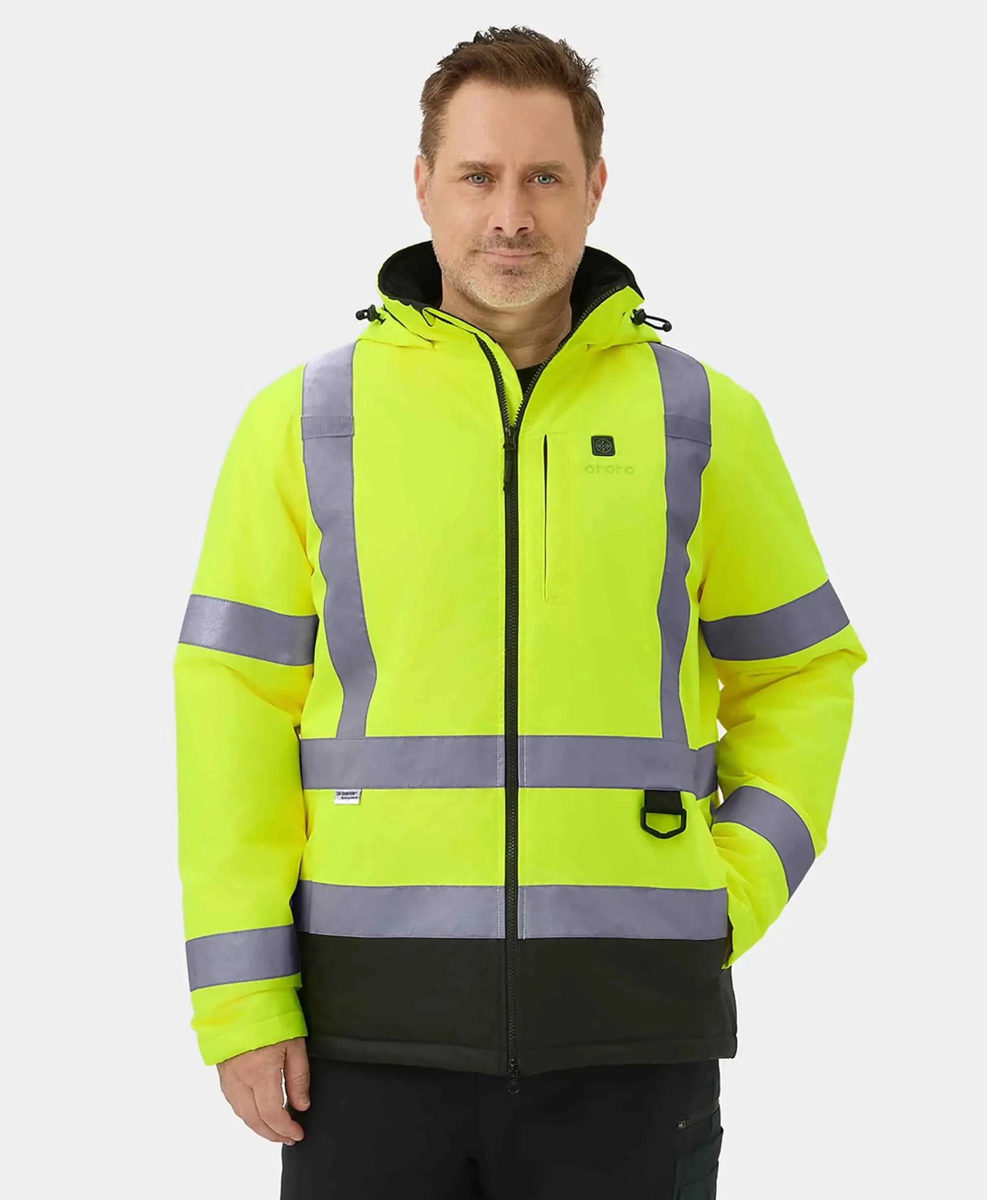 (Open-box) Flagstaff Men's Heated High-Visibility Jacket (Battery Set Not Included) sold by Ororo