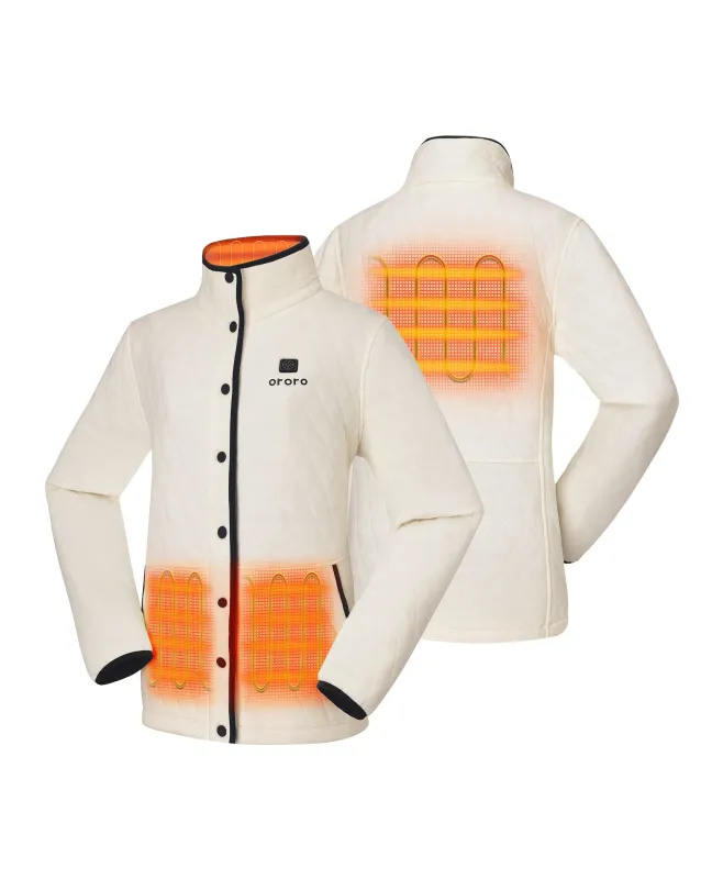 (Open-box) Chalet Women's Heated Quilted Jacket(Battery Set Not Included) sold by Ororo