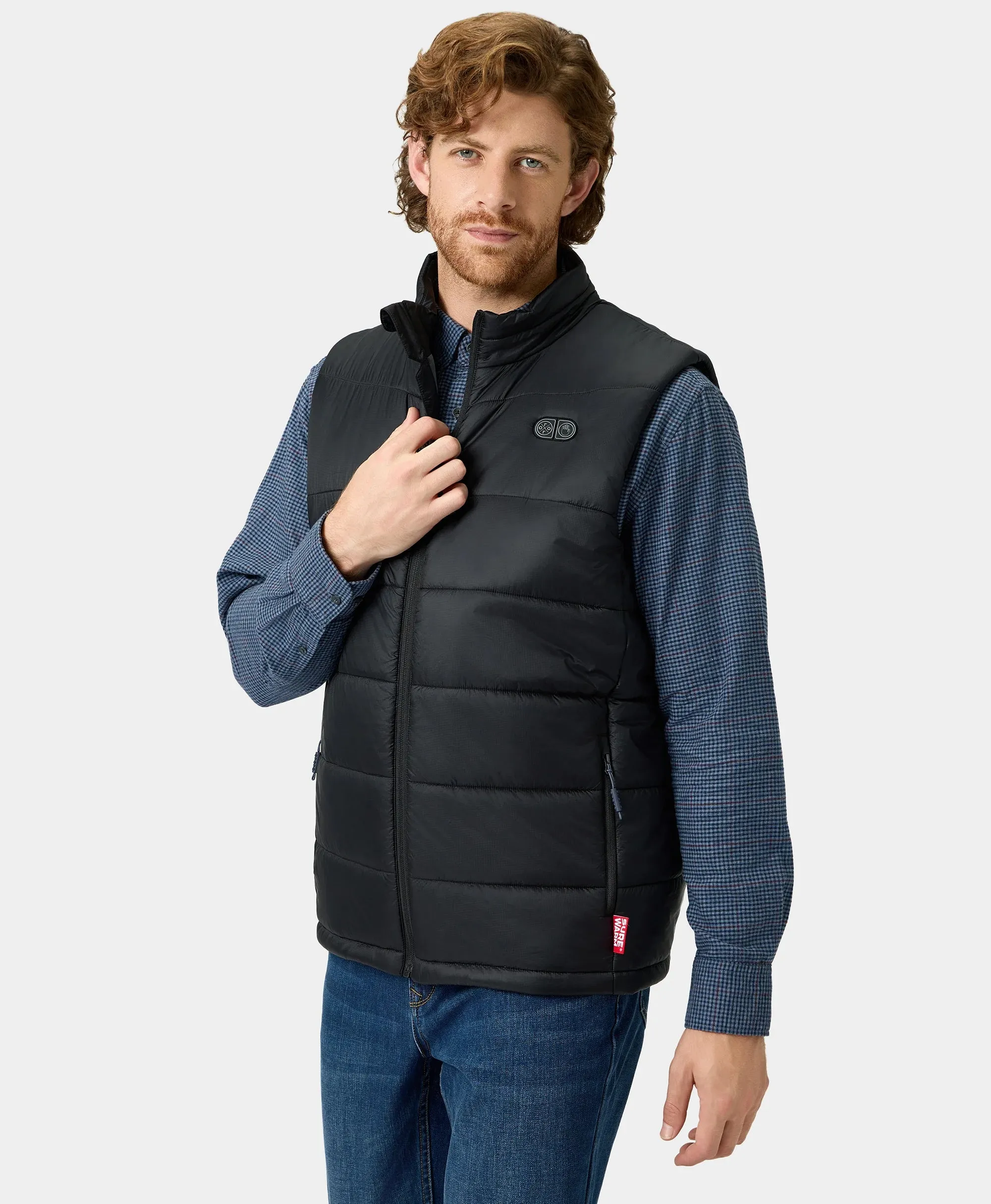 (Open-box) SureWarm® Men's 7-Zone Dual-Control Classic Pro Heated Vest (Battery Set Not Included) sold by Ororo product image thumbnail 5
