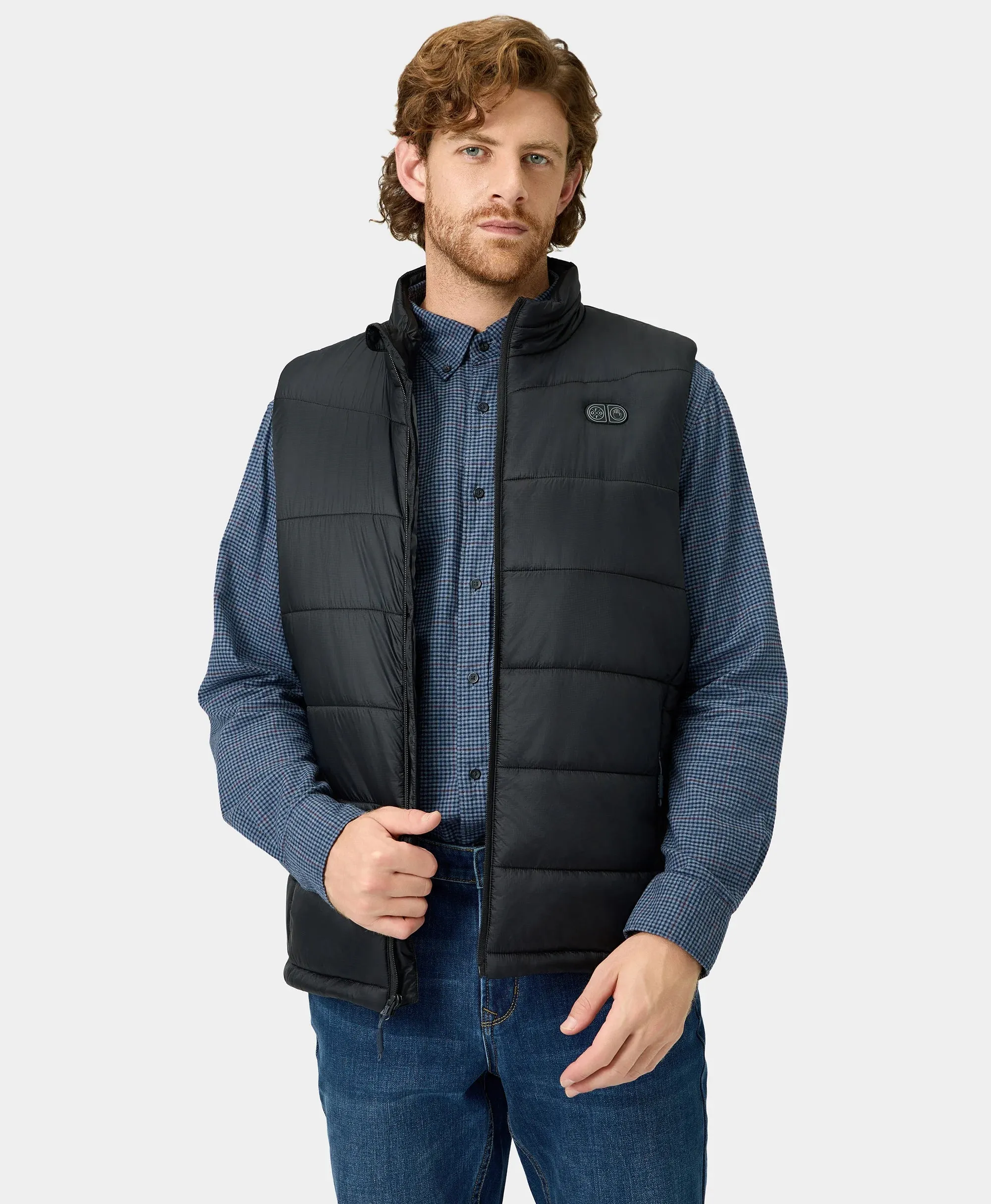 (Open-box) SureWarm® Men's 7-Zone Dual-Control Classic Pro Heated Vest (Battery Set Not Included) sold by Ororo product image thumbnail 2