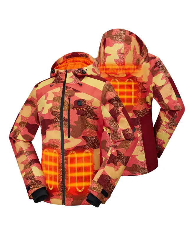 (Open-box) St. Moritz Women's Heated Snow Jacket(Battery Set Not Included) sold by Ororo