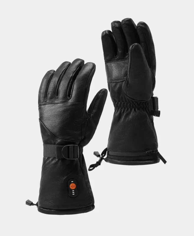(Open-box) Boise Unisex Heated Full Leather Gloves sold by Ororo
