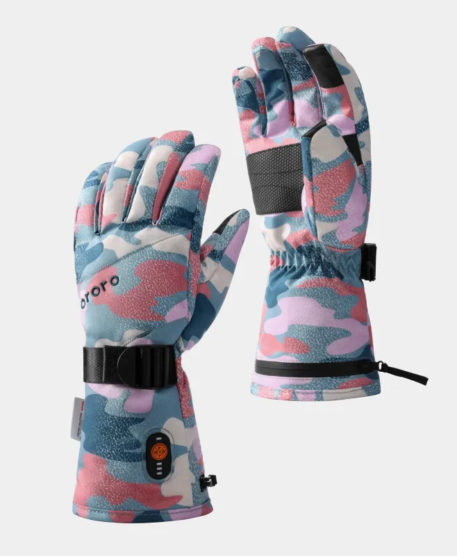 (Open-box) Kyoto Women's Colorprint Heated Lightweight Gloves sold by Ororo
