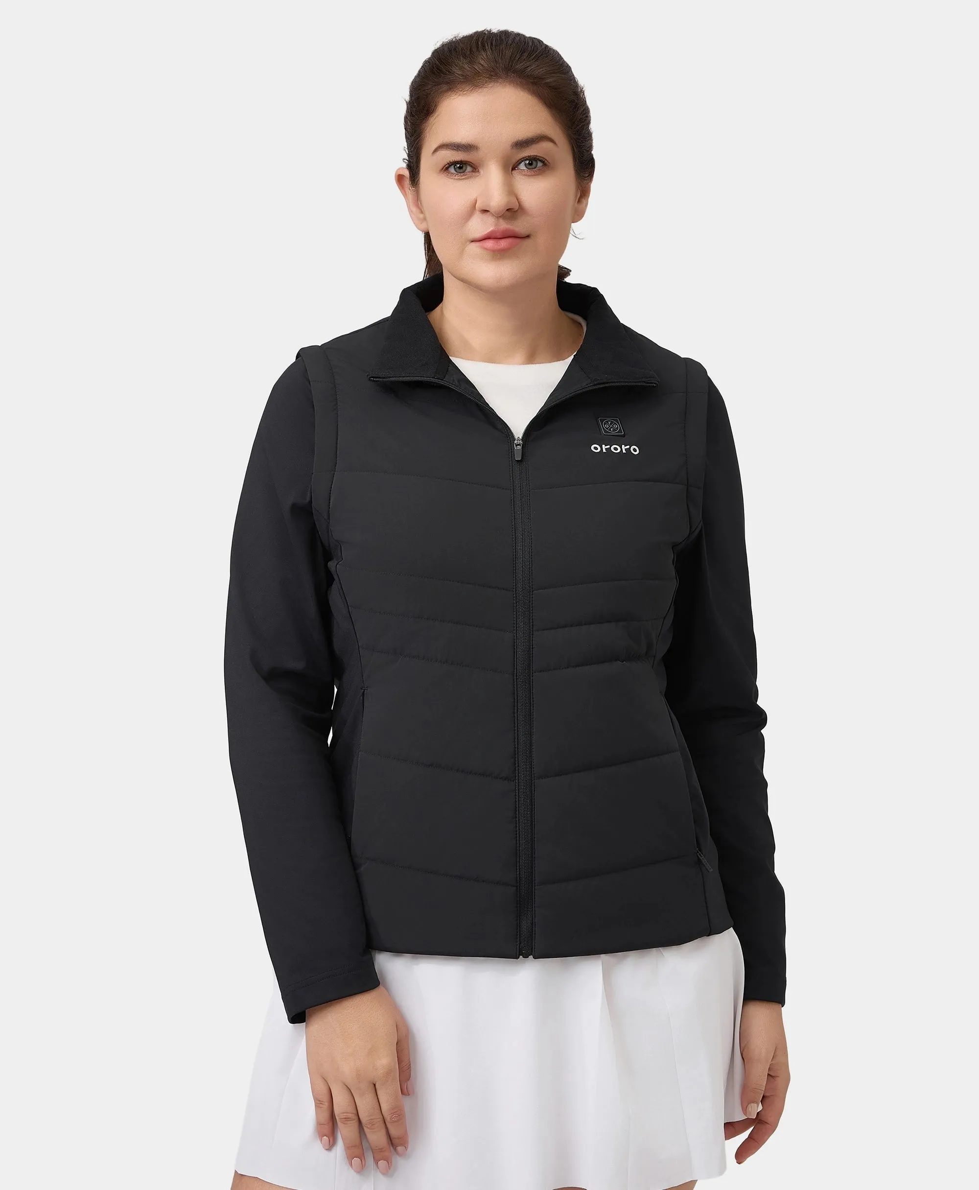 (Open-box) Turnberry Women's Heated Golf Jacket w/ Zip-off Sleeves(Battery Set Not Included) sold by Ororo product image thumbnail 3